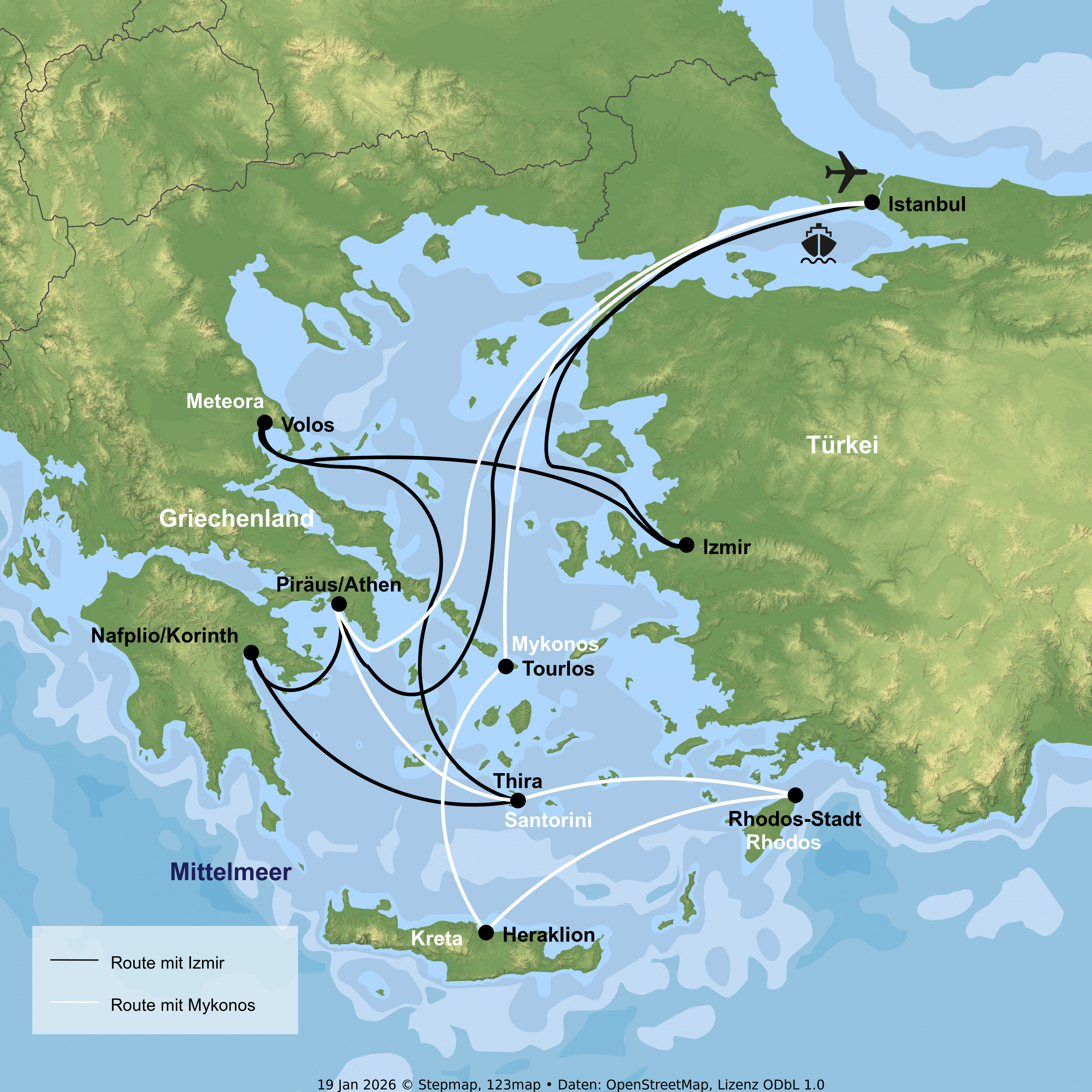 Kreuzfahrt mit Costa Pacifica ab/an Istanbul inkl. Vorprogramm in Istanbul