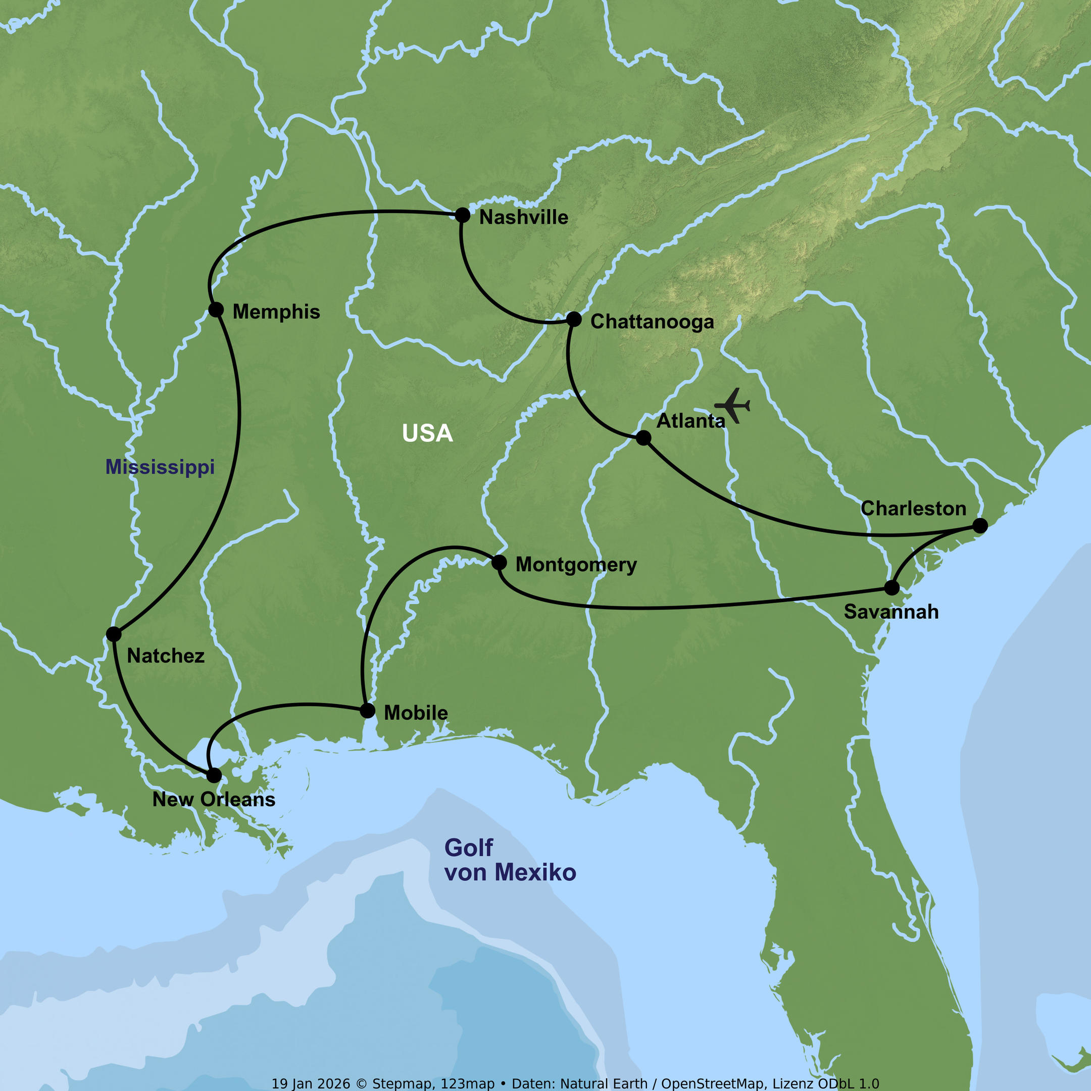 Mississippi, Blues und amerikanische Geschichte
