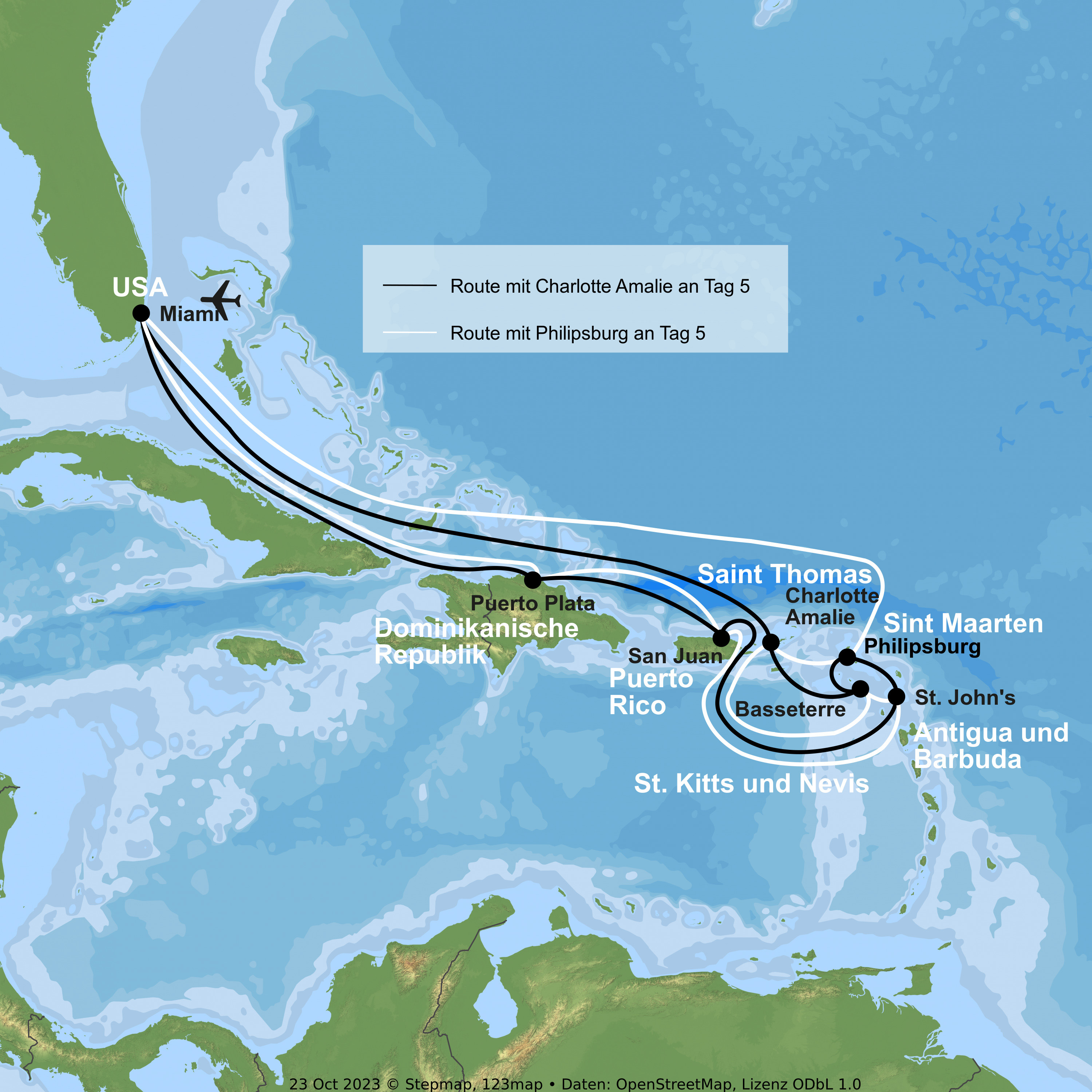 Kreuzfahrt mit MSC Divina ab/an Miami
