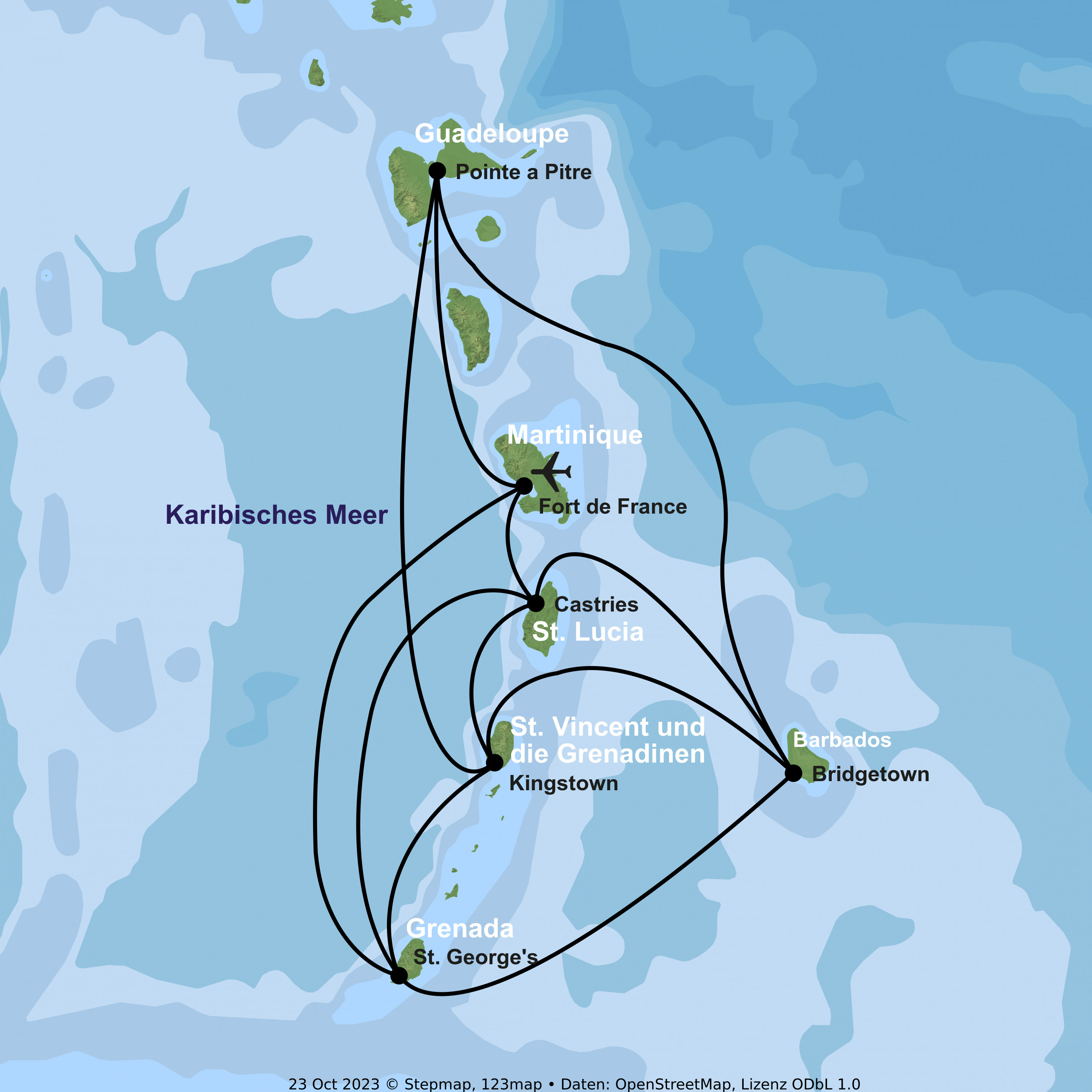 Kreuzfahrt mit MSC Virtuosa ab/an Fort-de-France