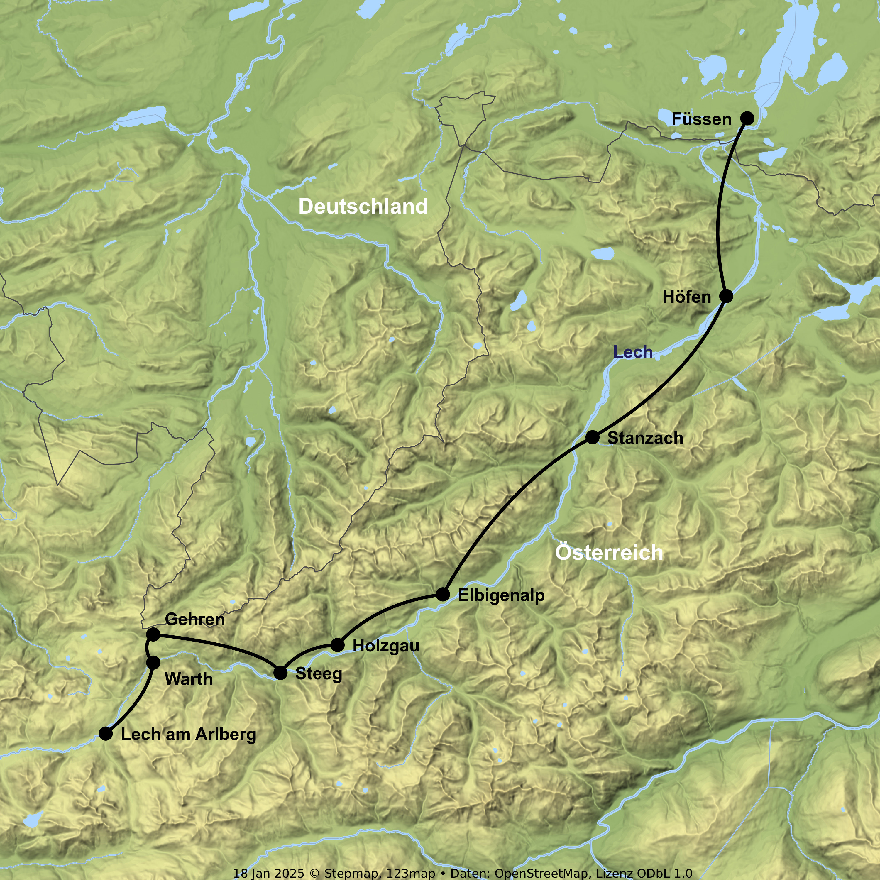 Wandern auf historischen Pfaden und Naturschönheiten