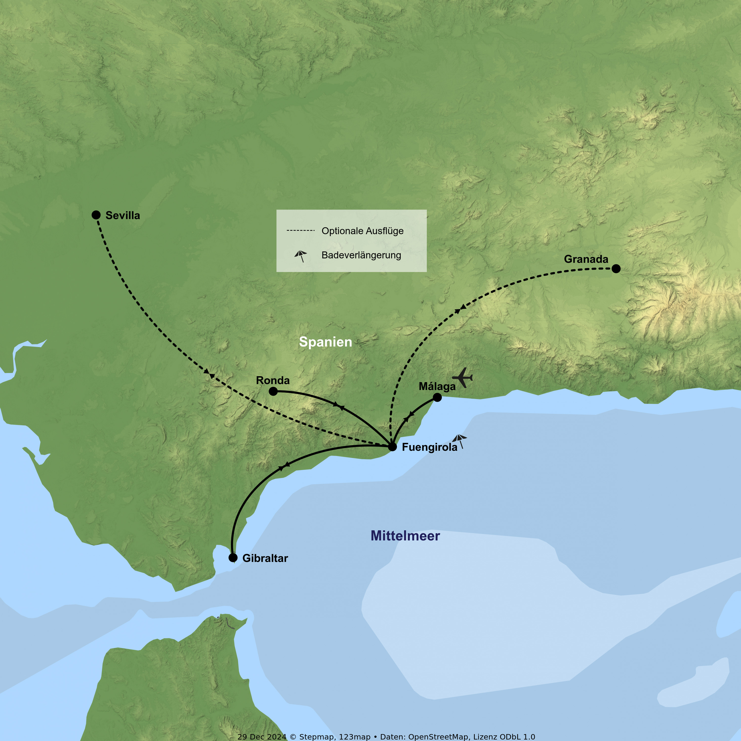 Von historischen Städten zu purer Entspannung