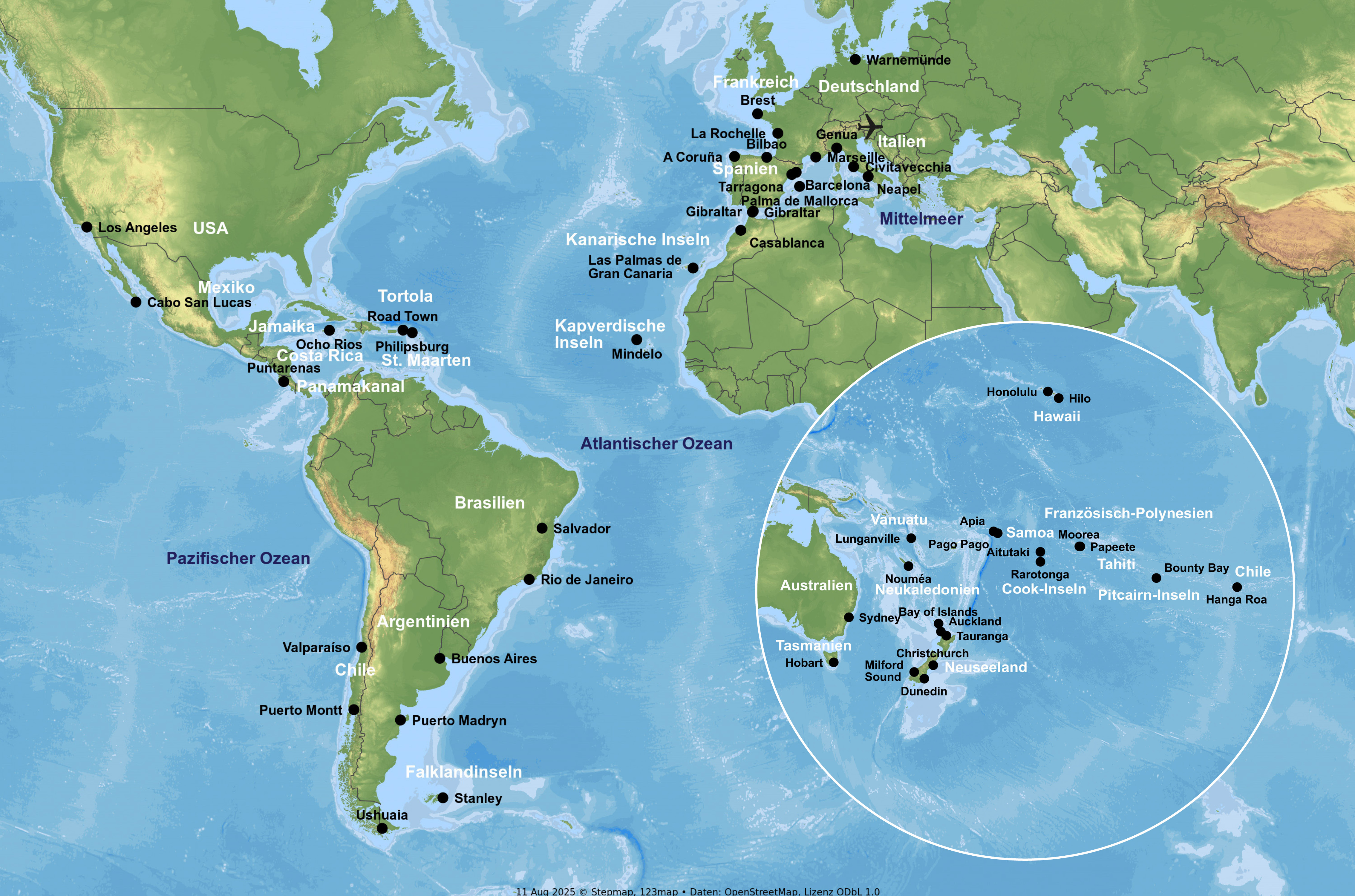 mit MSC Magnifica von Genua bis Warnemünde