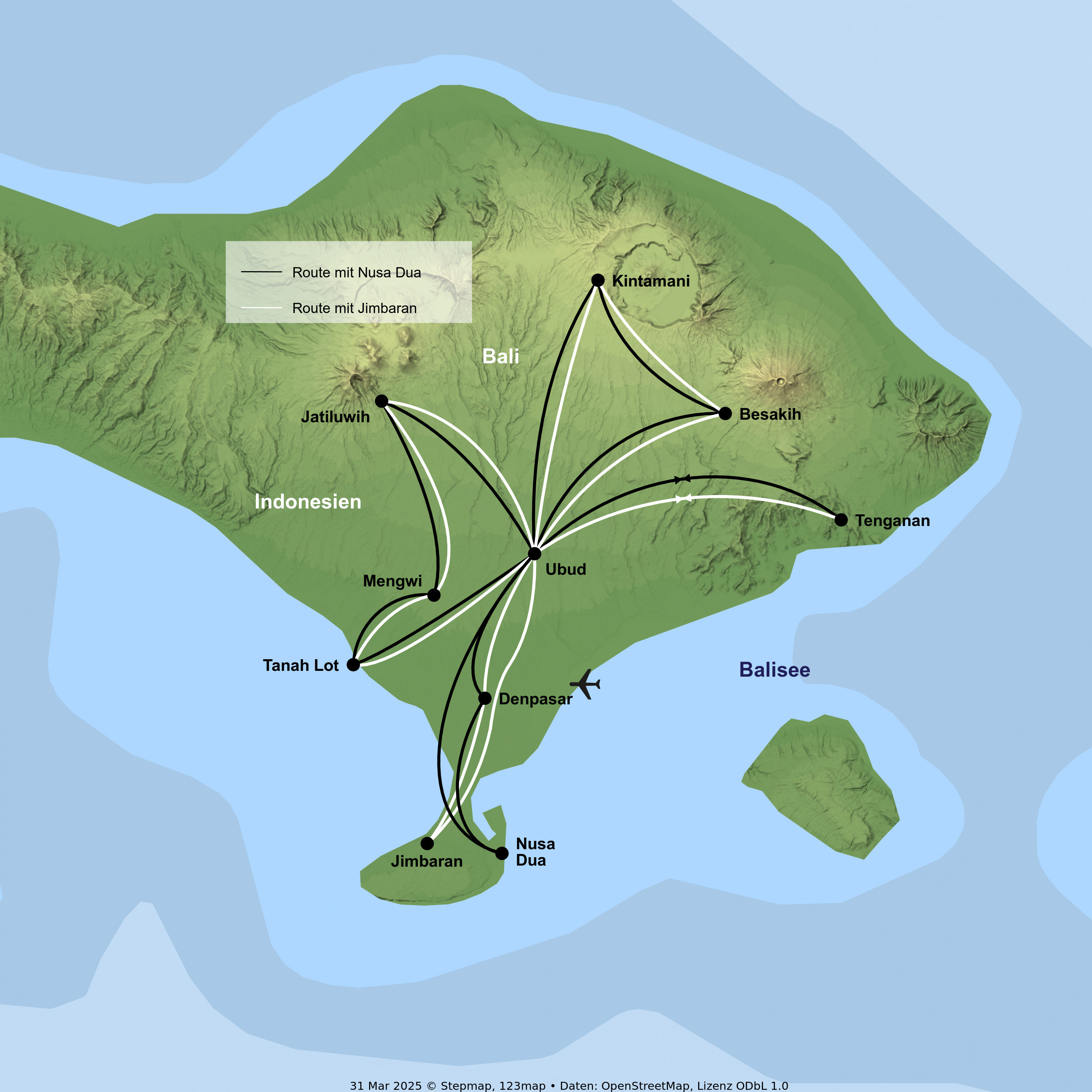 Von Reisterrassen zur Entspannung am Strand