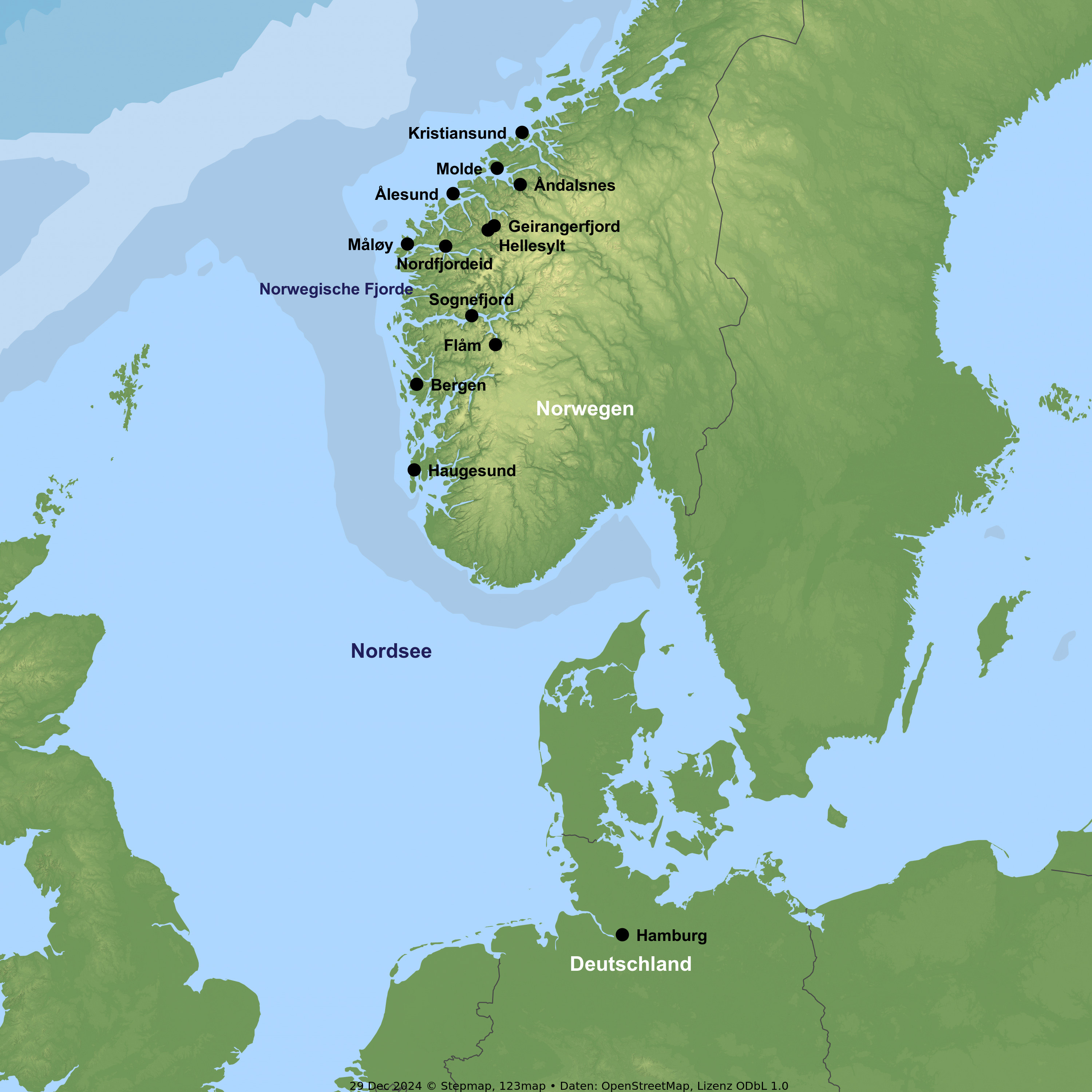 Kreuzfahrt mit Costa Favolosa ab/an Hamburg