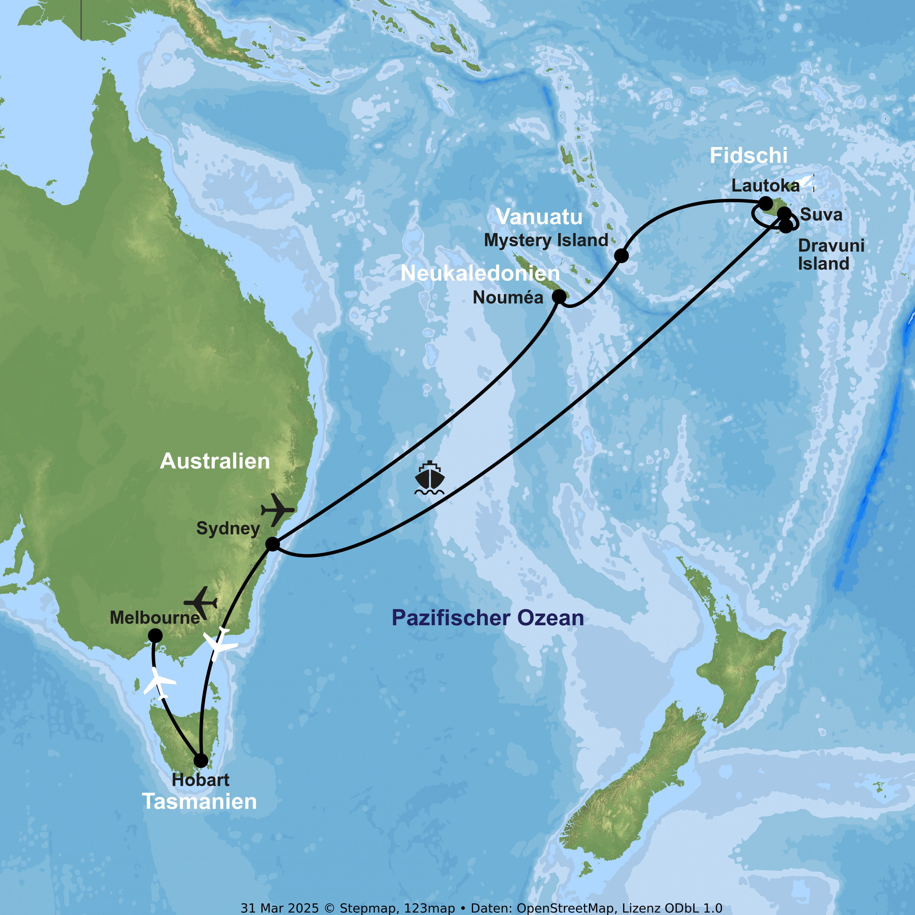 Kreuzfahrt mit Discovery Princess ab/an Sydney inkl. Vor- und Nachprogramm in Australien