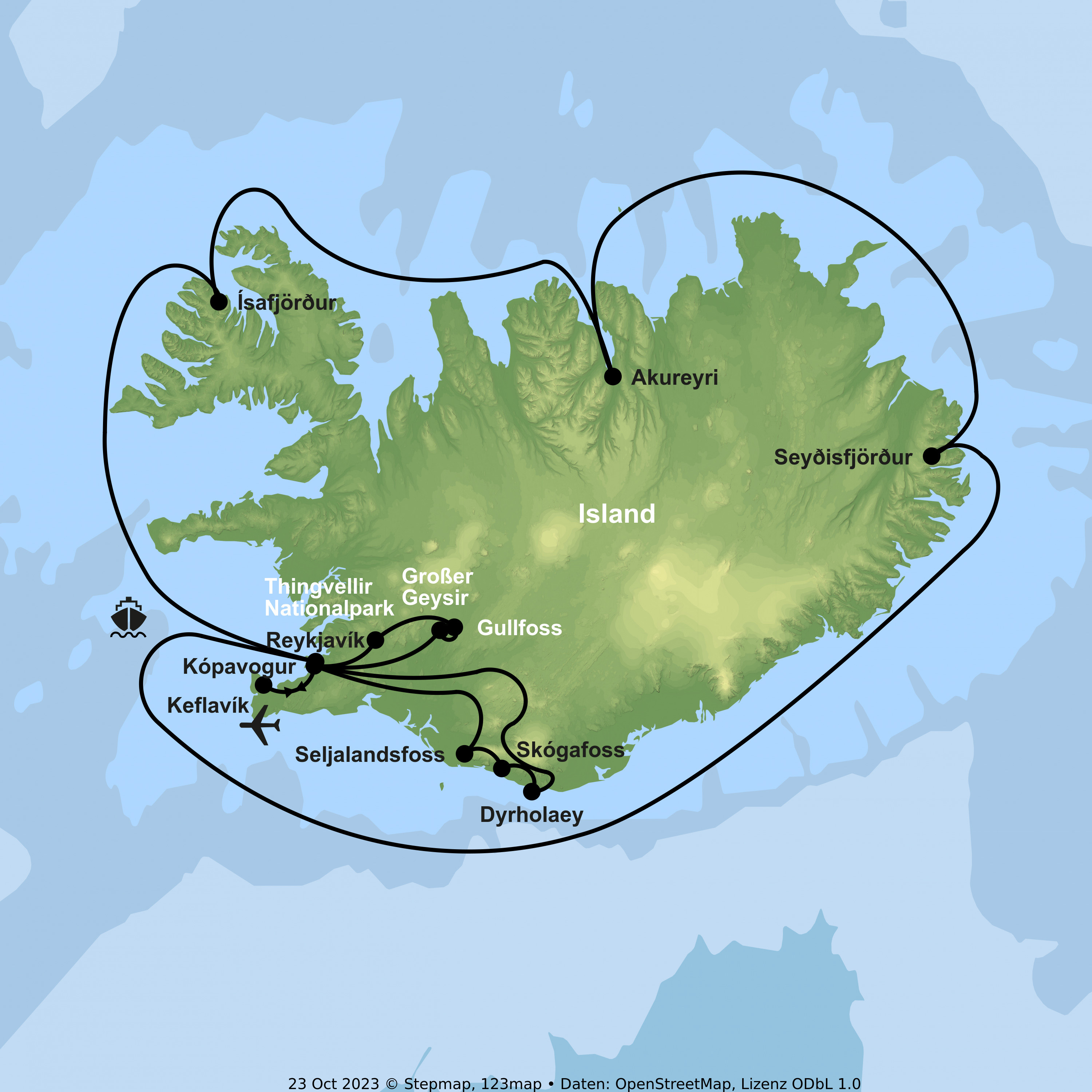 Kreuzfahrt mit der Celebrity Silhouette ab/an Reykjavík inkl. Island-Rundreise