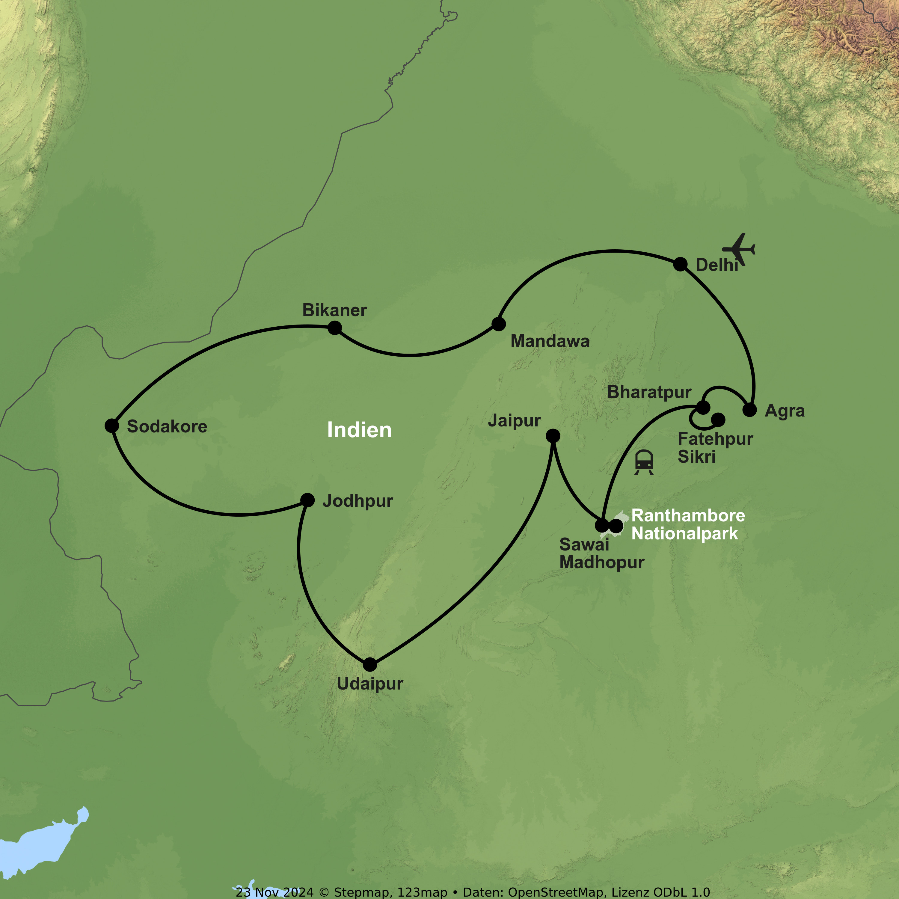 Paläste und Naturparadiese