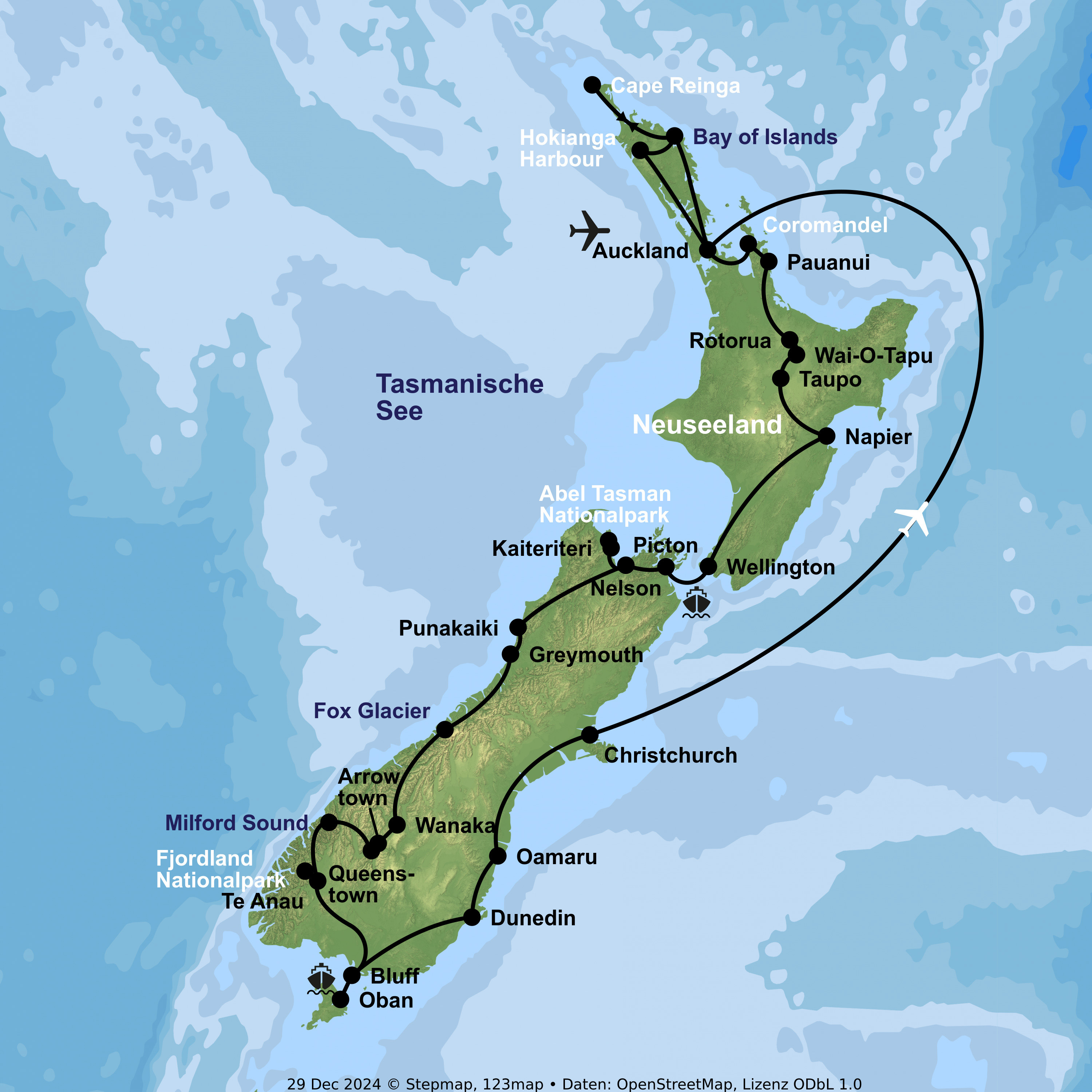 Zwischen Vulkanen, Fjorden & Regenwald