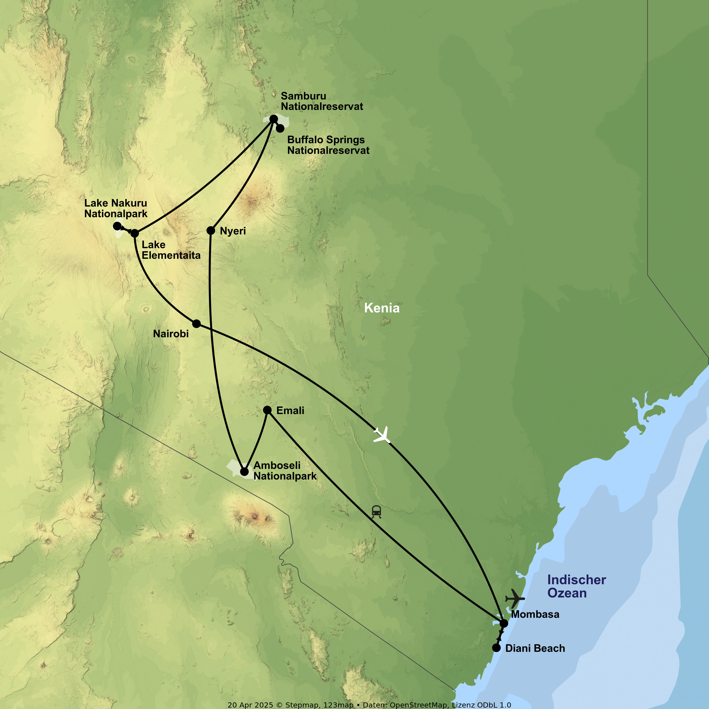 Zwischen wilden Tieren und weißen Stränden