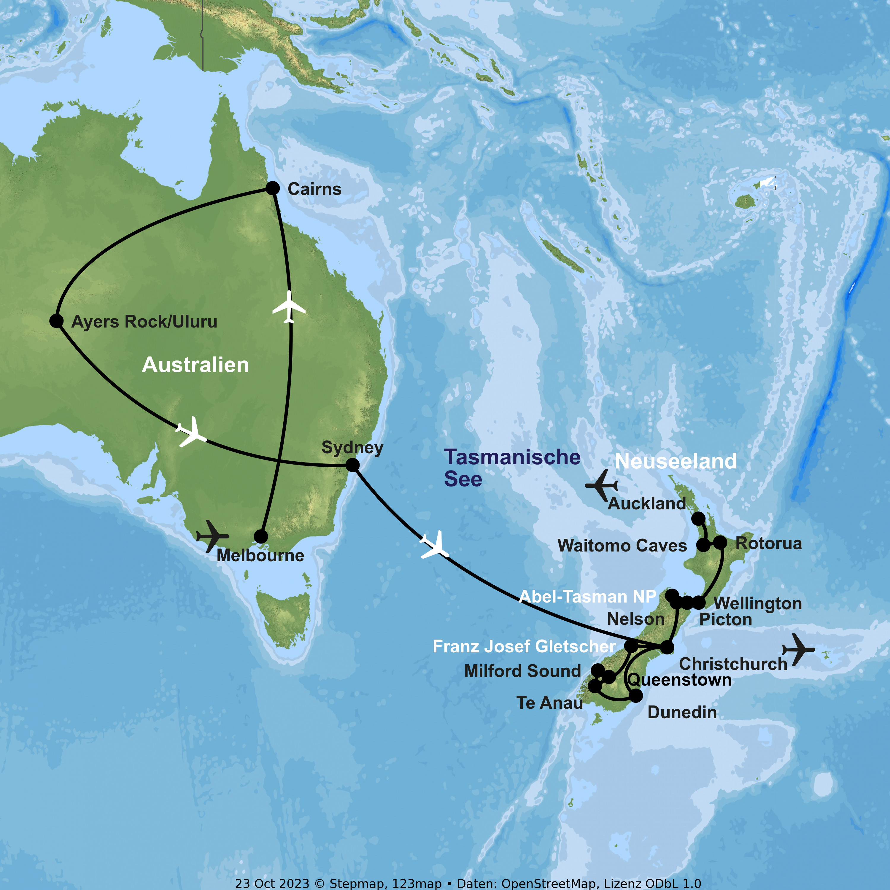 Sydney, Ayers Rock & Milford Sound entdecken