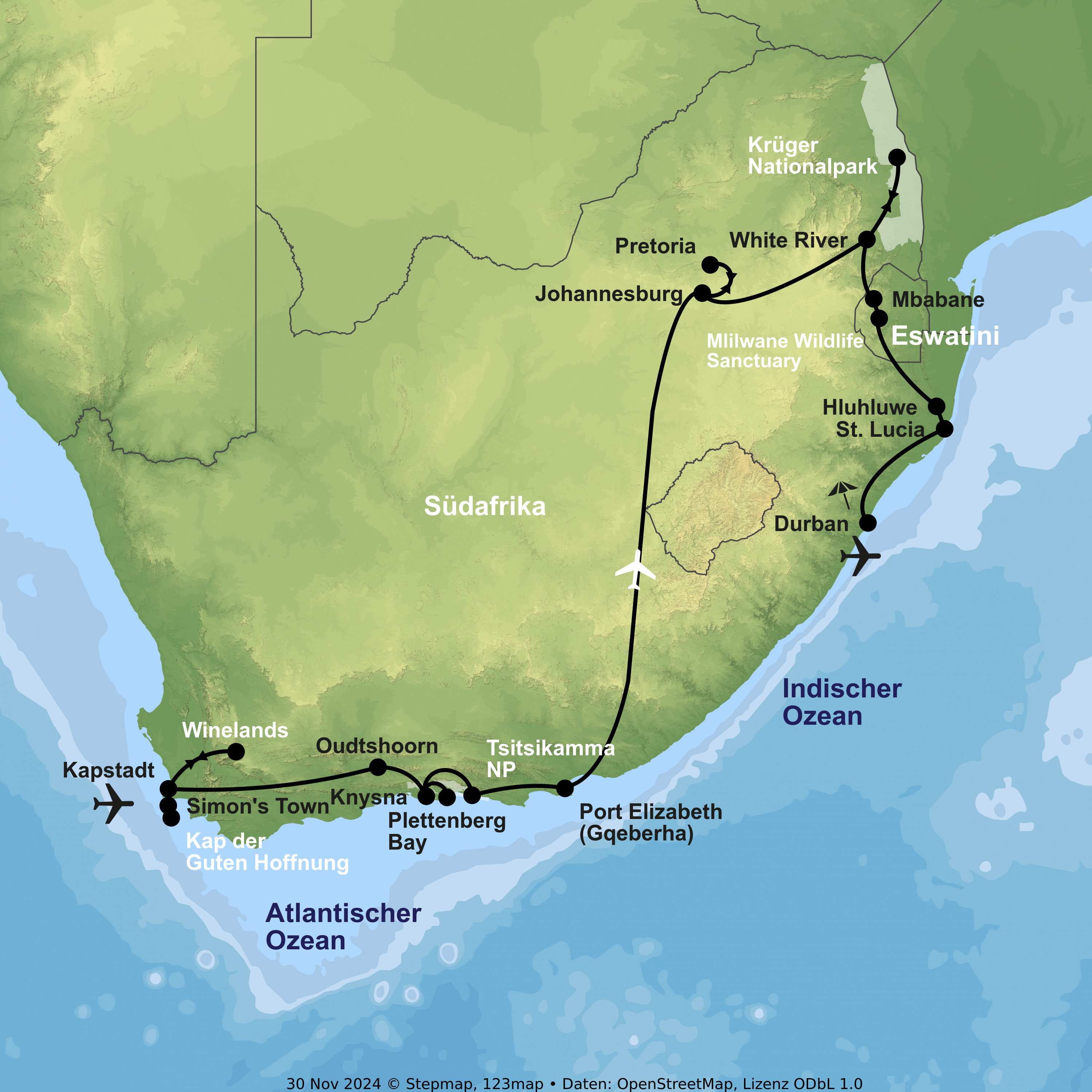 Unvergessliche Momente zwischen Kapstadt & Durban