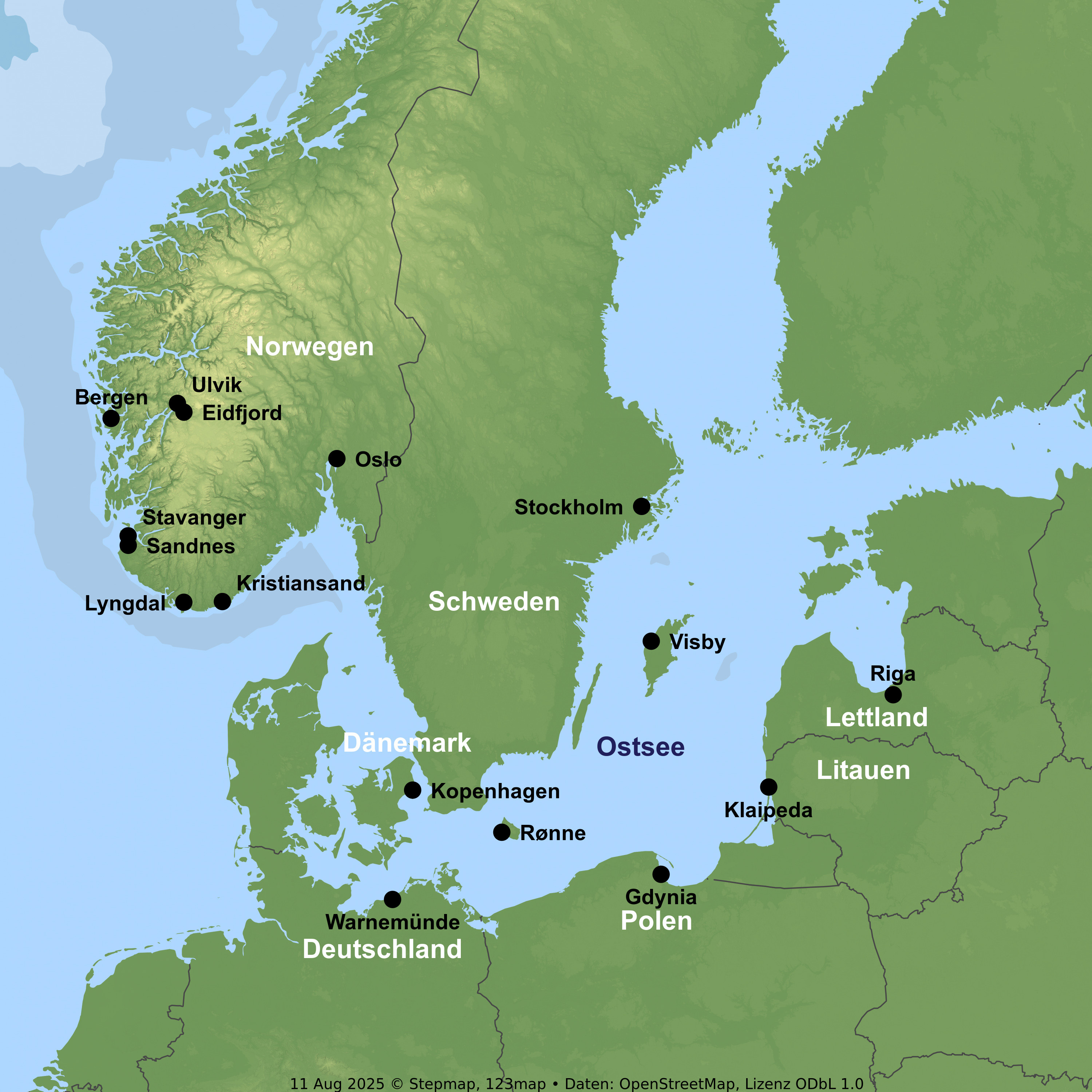 Kreuzfahrt mit MSC Magnifica ab/an Warnemünde