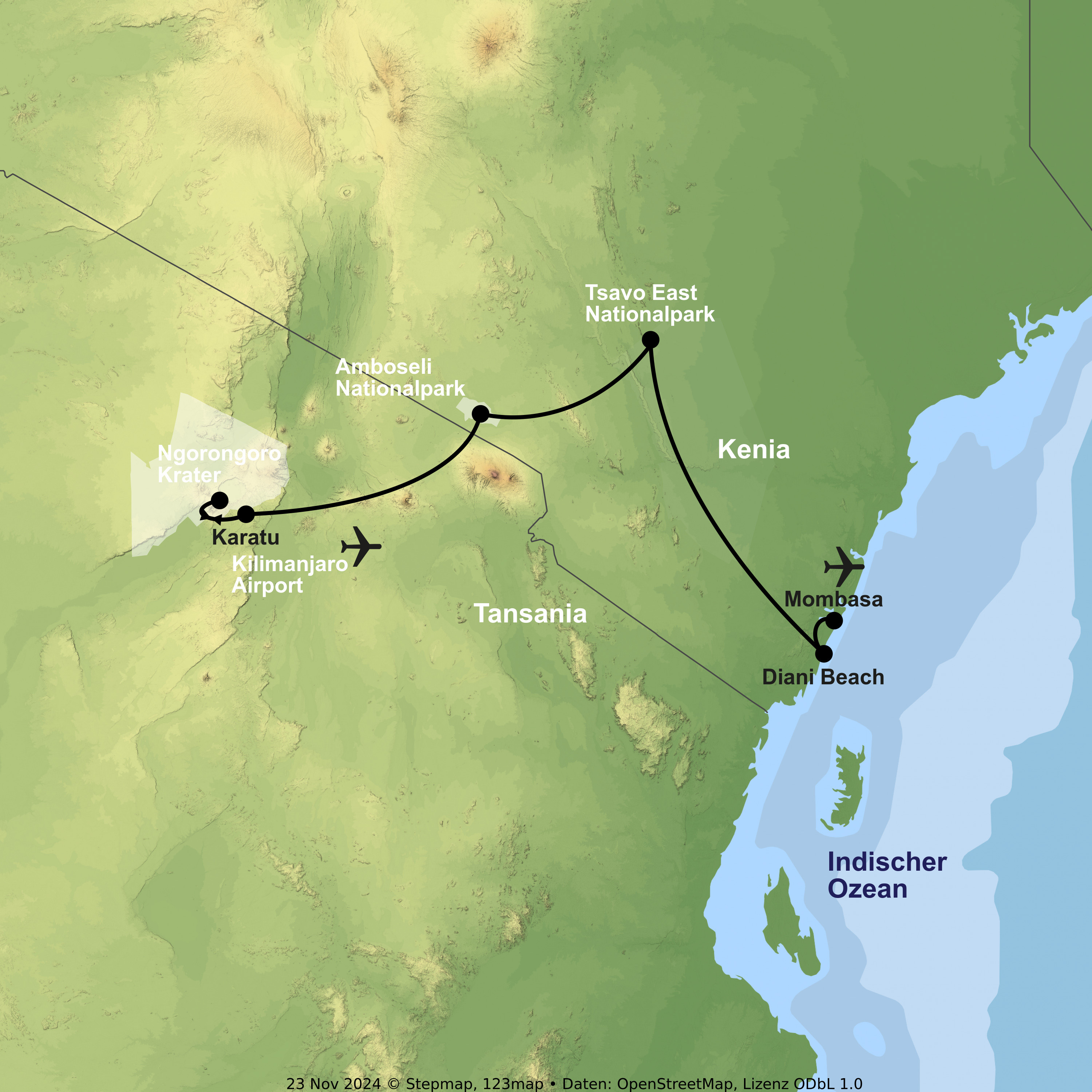 Auf Safari zu den Big Five & Entspannung am Palmenstrand