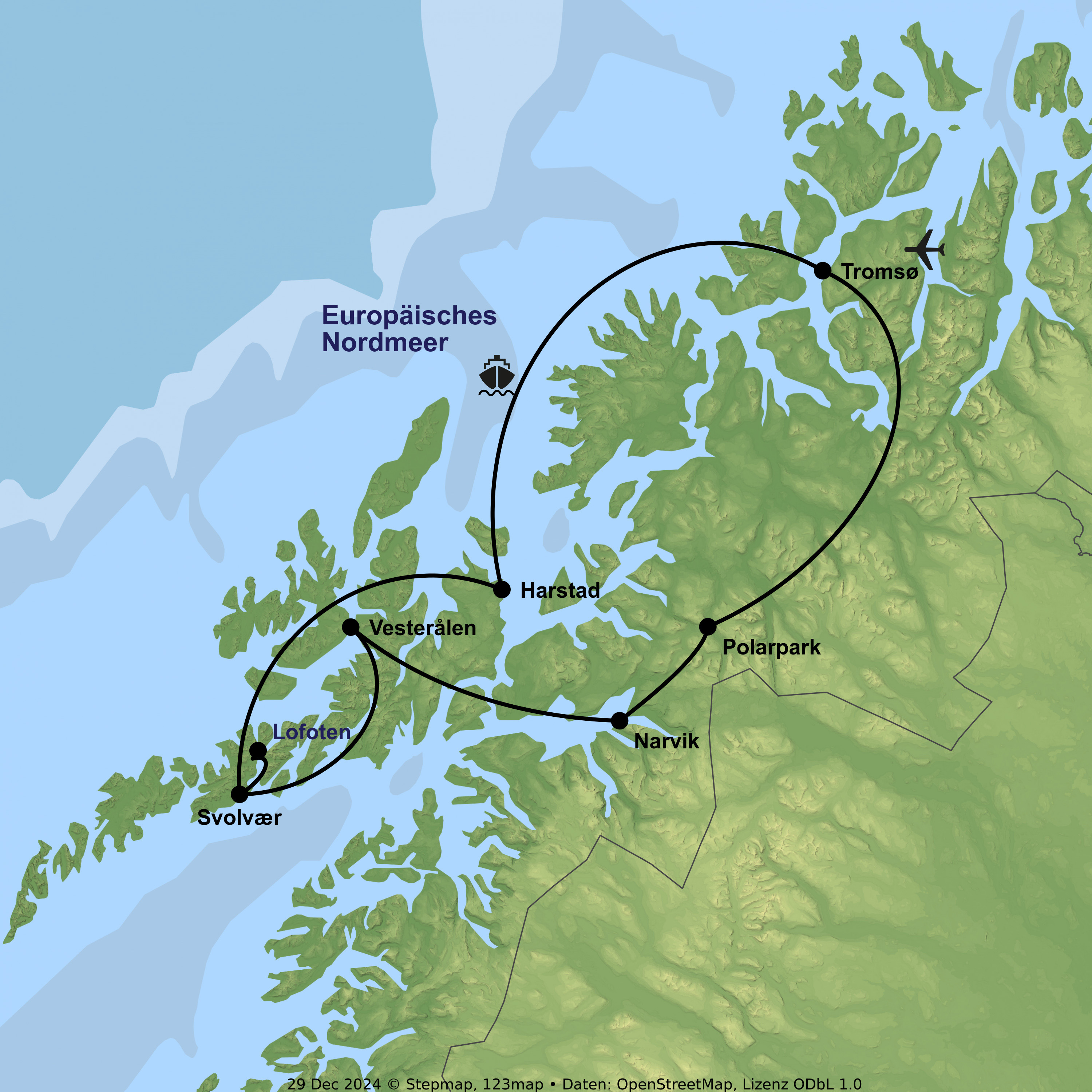 Dem Nordlicht entgegen auf Pfaden aus Schnee und Stille