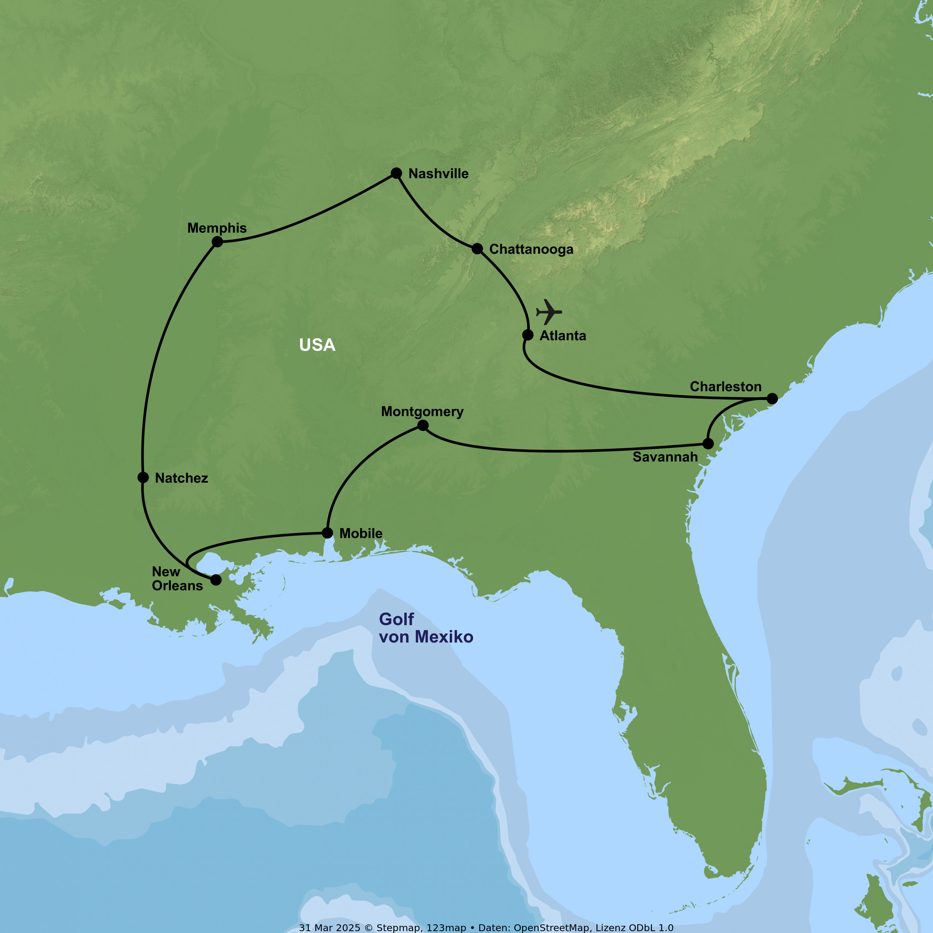 Auf den Spuren des Blues & Jazz