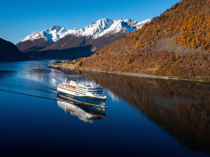 Kreuzfahrten Norwegen - Nordkap: Kreuzfahrt mit einem Postschiff der Havila Flotte ab/an Bergen 14-tägig inkl. Flüge Premium-Schiff mit Vollpension