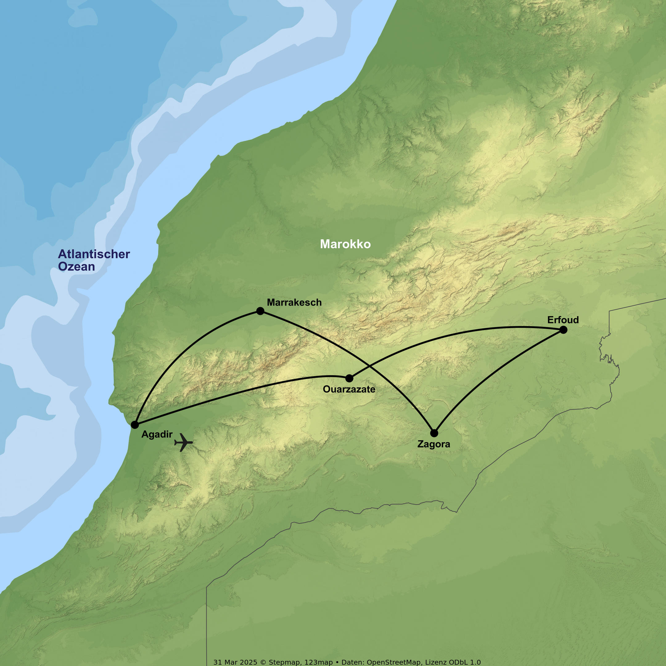 Kultur, Wüste und Meer - mit Ausklang in Agadir