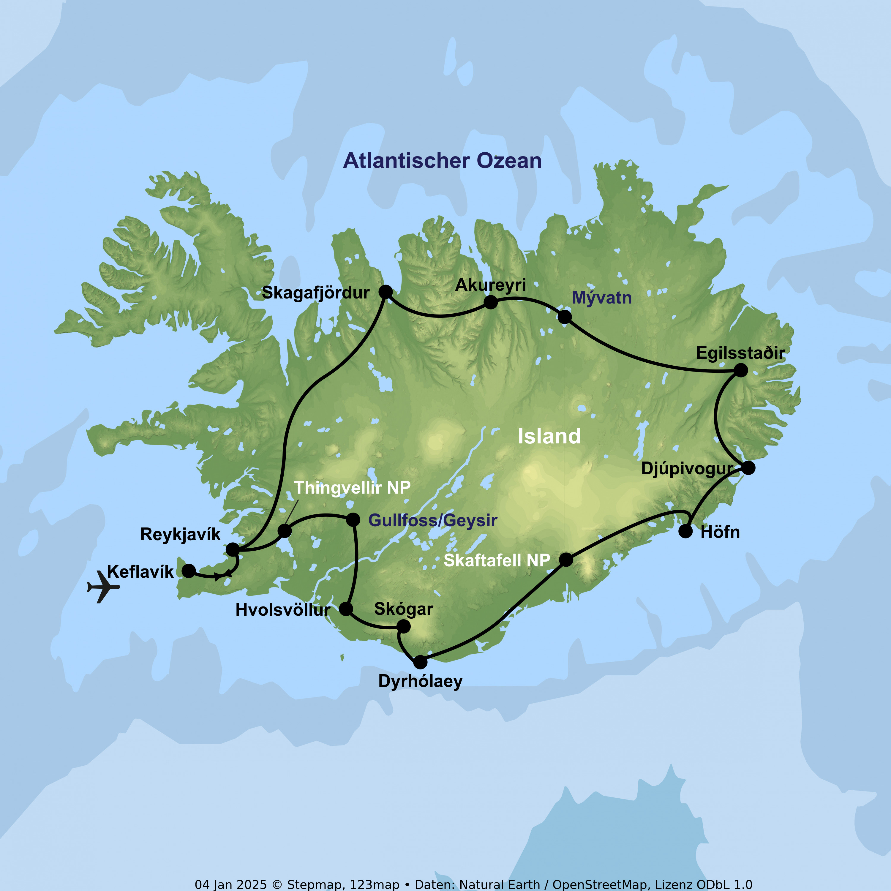 Wo Gletscher glänzen und Vulkane flüstern