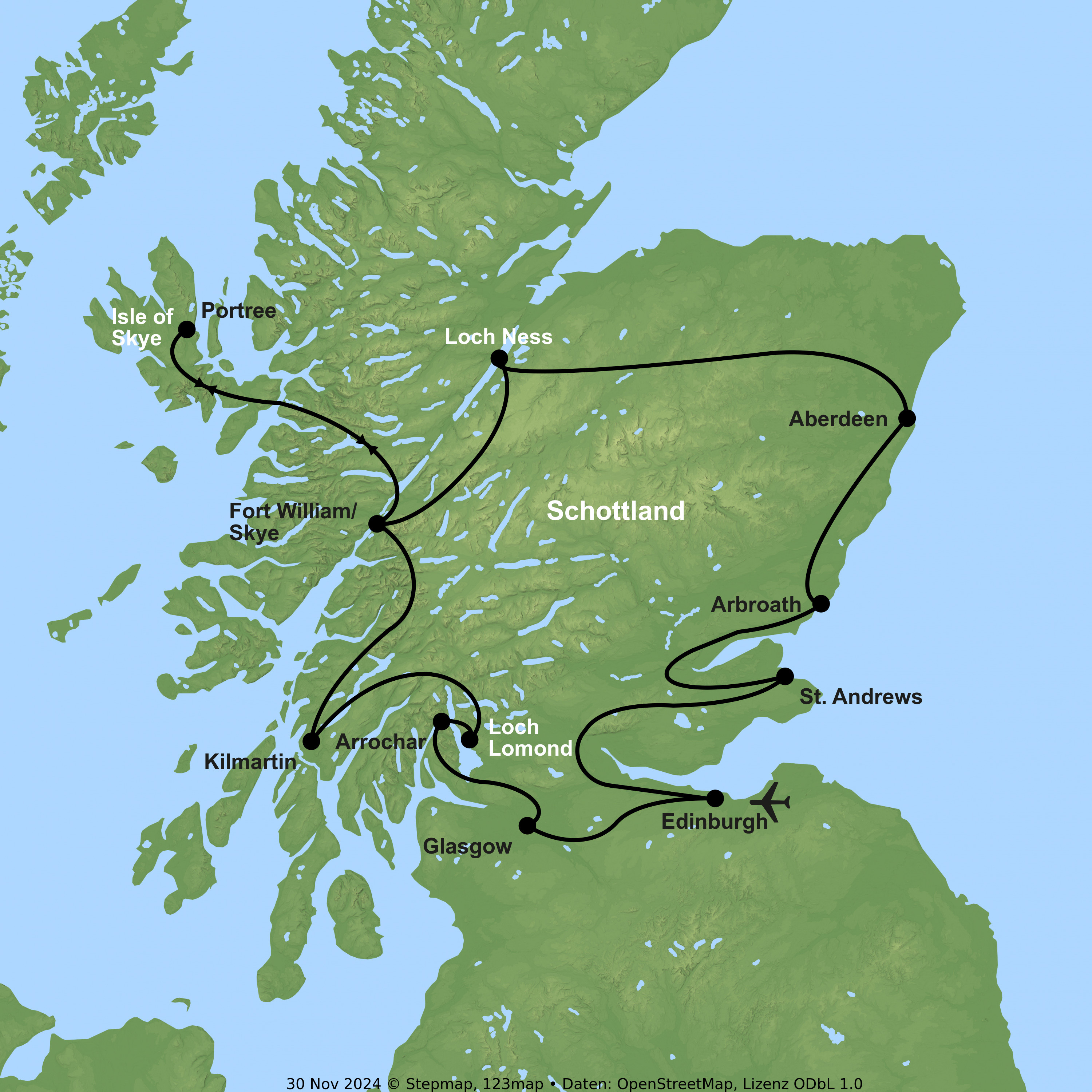 Wilde Landschaften, imposante Burgen & geschichtsträchtige Städte