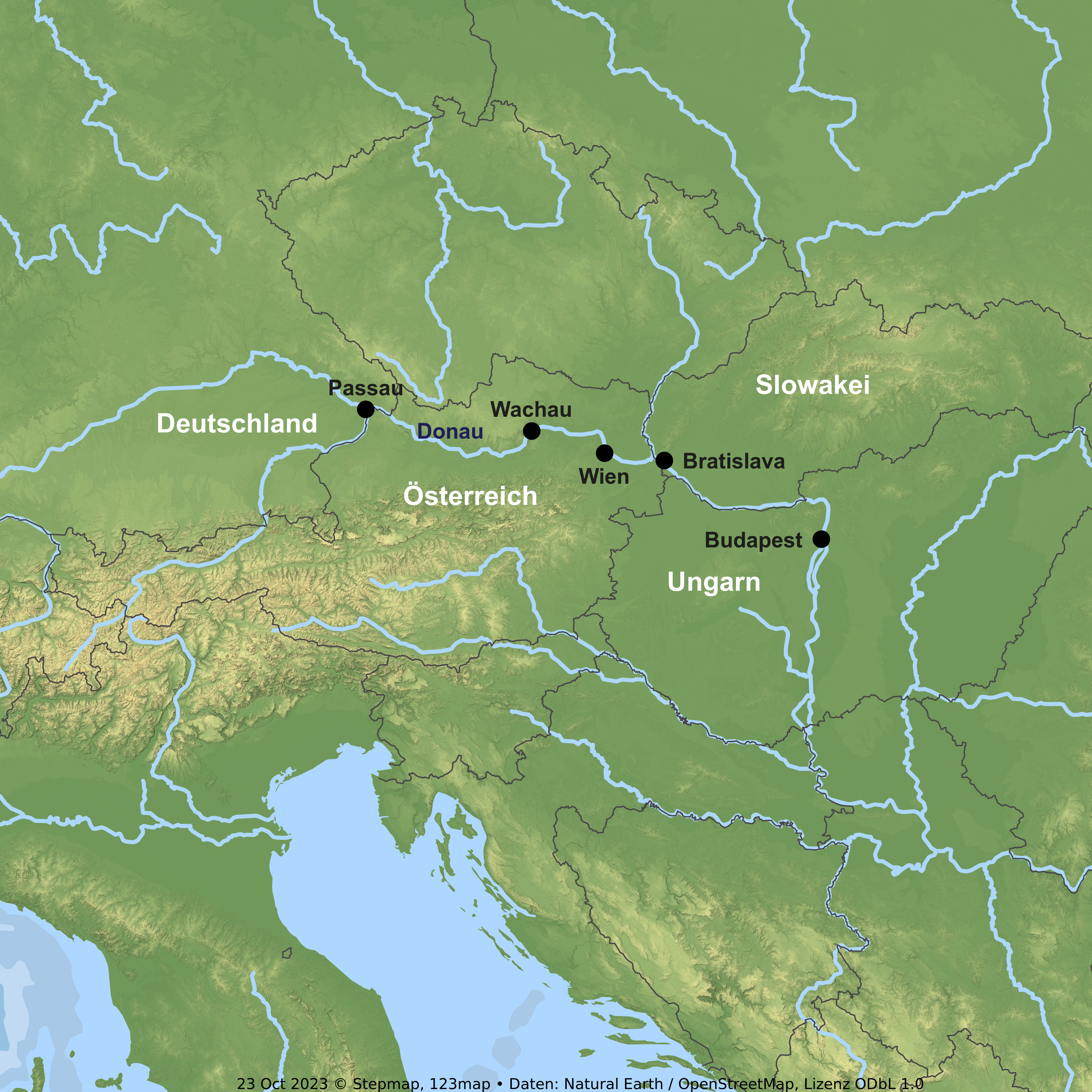 Flusskreuzfahrt mit der DCS Amethyst 1 ab/an Passau