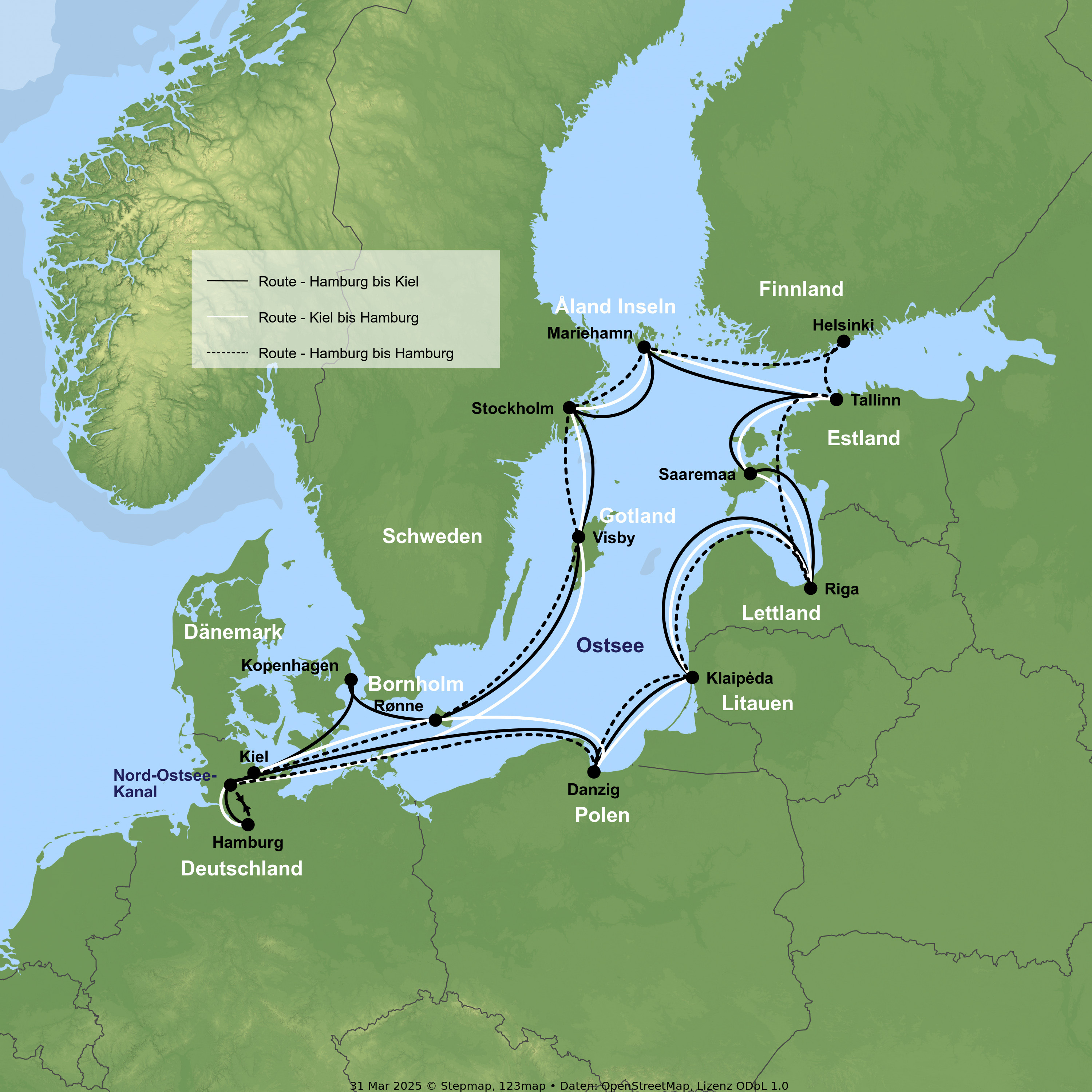 Kreuzfahrt mit MS Hamburg ab Kiel oder Hamburg