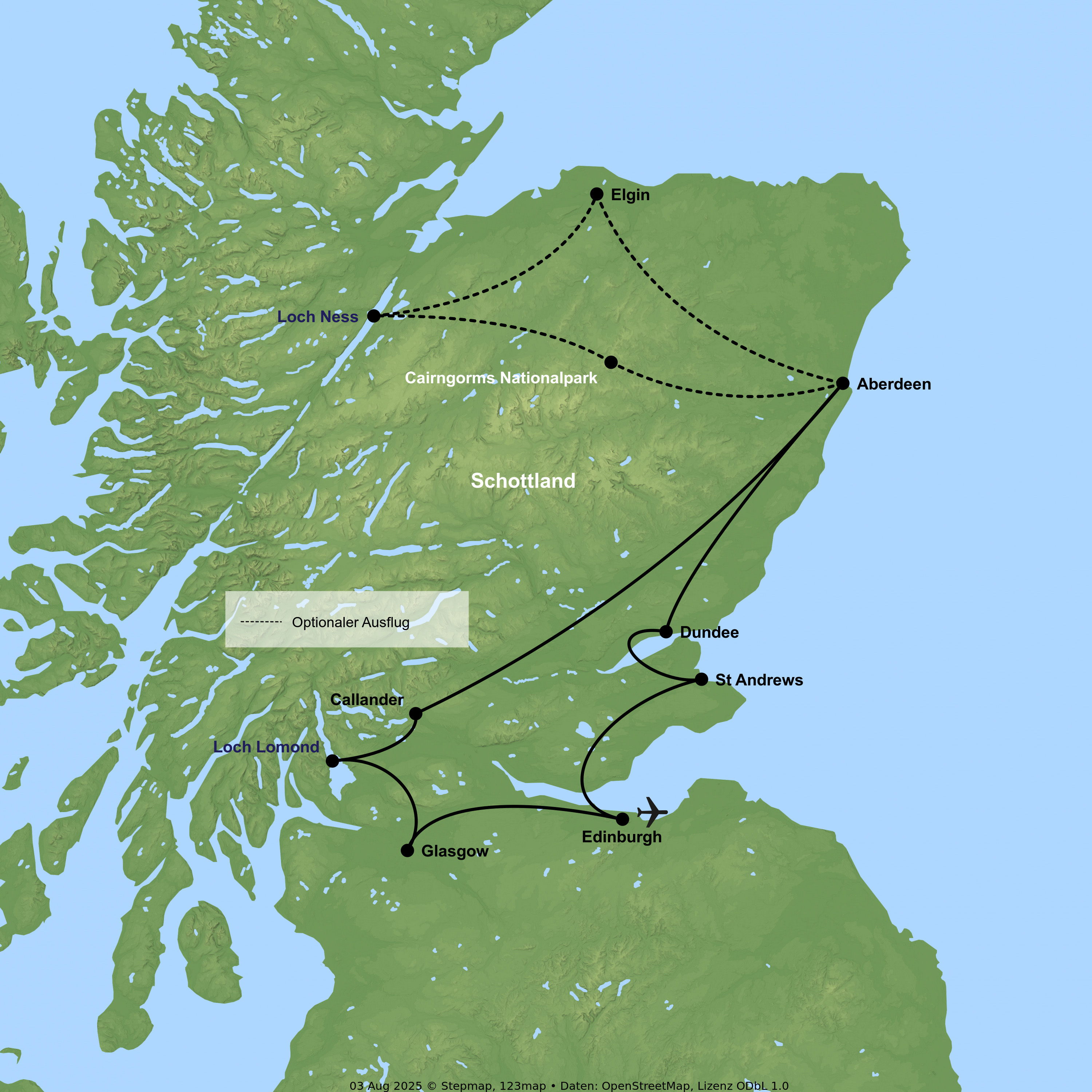 Zwischen Highland-Rindern und Dudelsackklängen