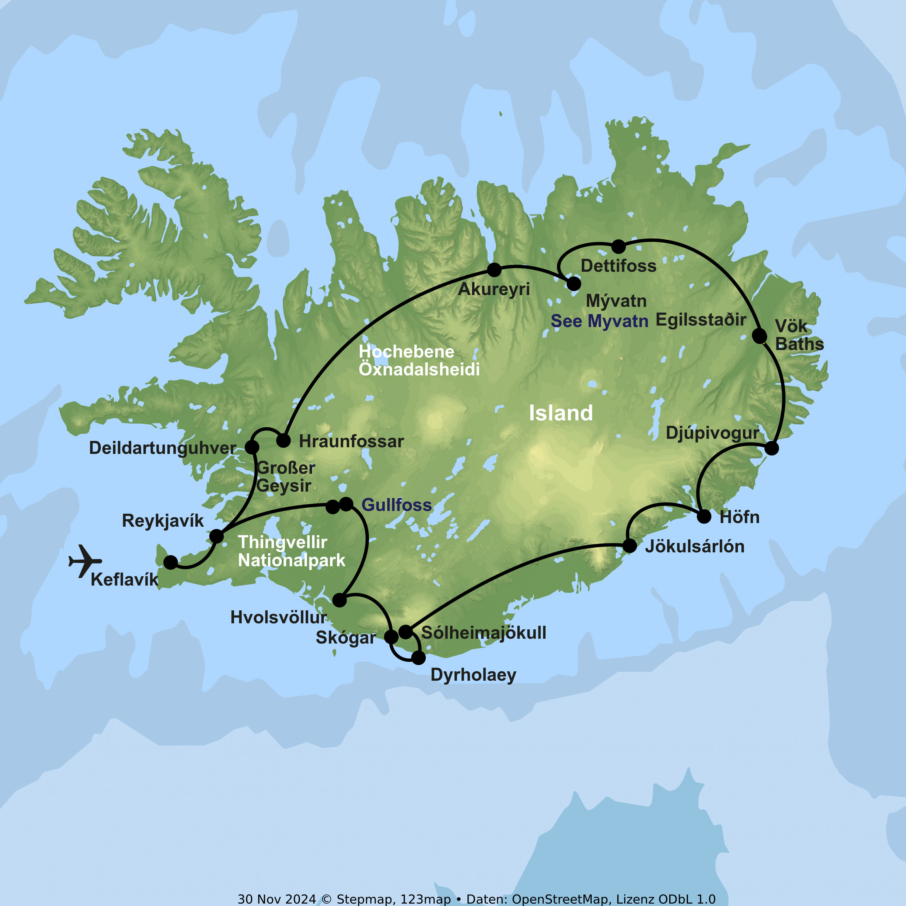 Zwischen Feuerbergen, Eismeeren und donnernden Wassermassen
