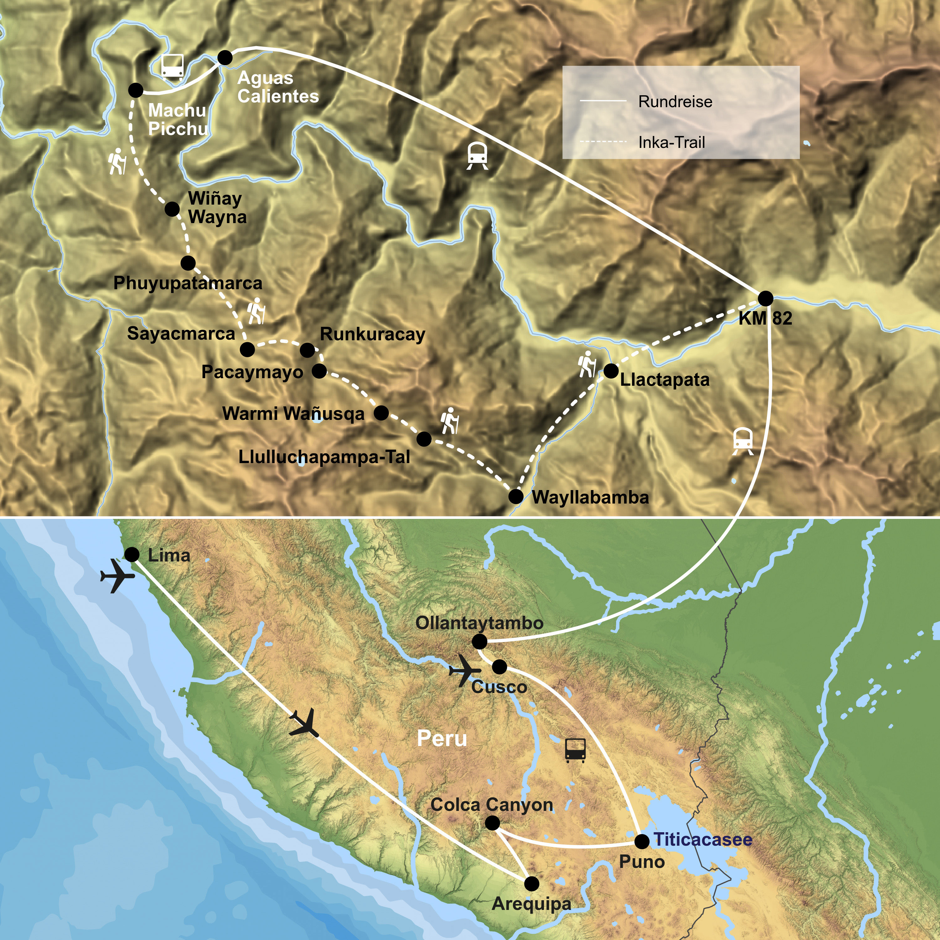 Unvergessliche Höhepunkte zwischen Anden, Inkatrail & Titicacasee