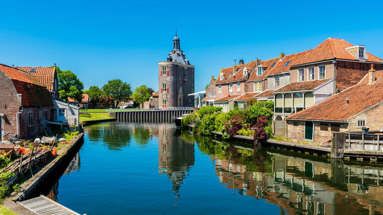 Kreuzfahrten Niederlande - IJsselmeer: Mit Rad & Segelschiff Leafde fan Fryslân ab/an Enkhuizen