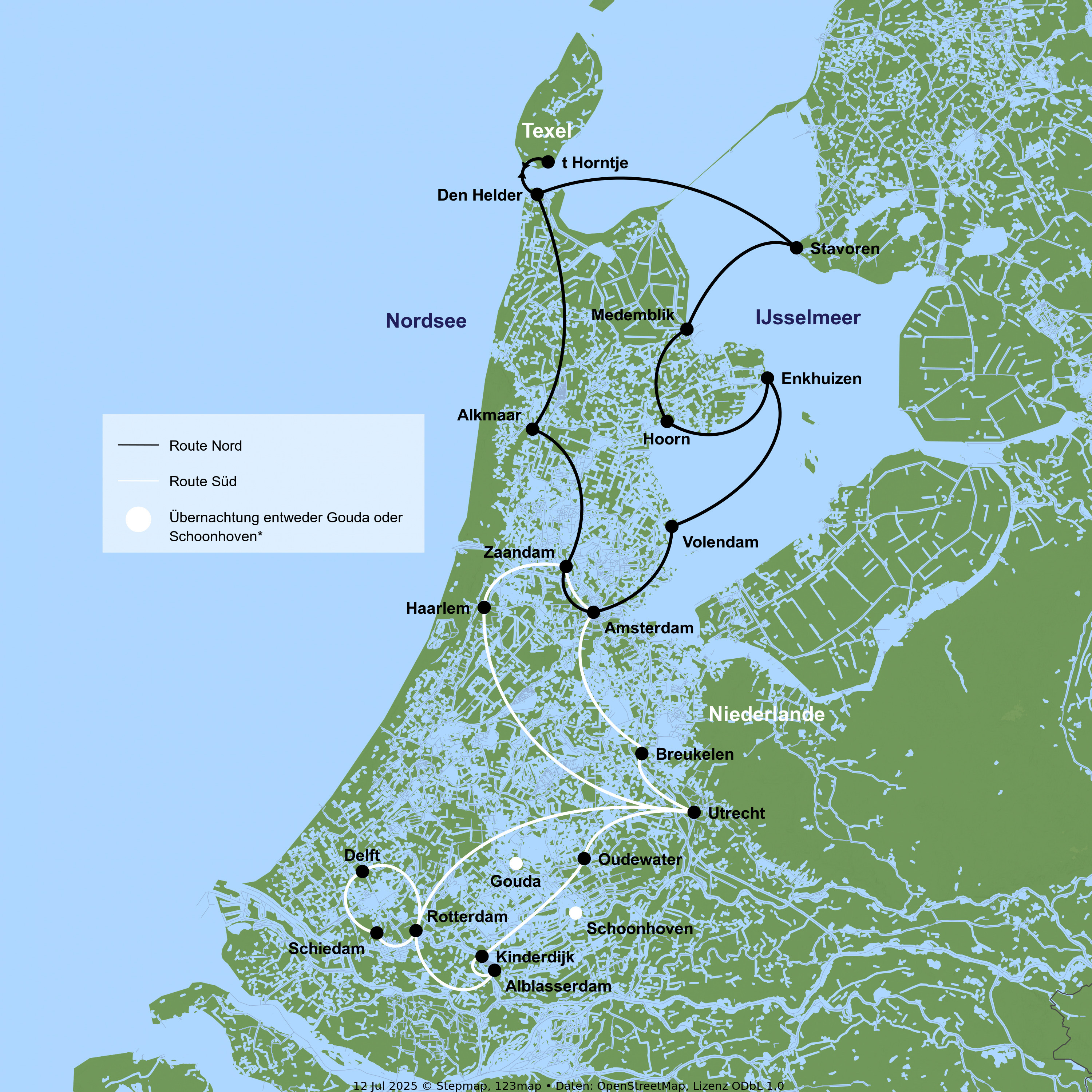Flusskreuzfahrt per Rad & Schiff mit MS Poseidon ab/an Amsterdam