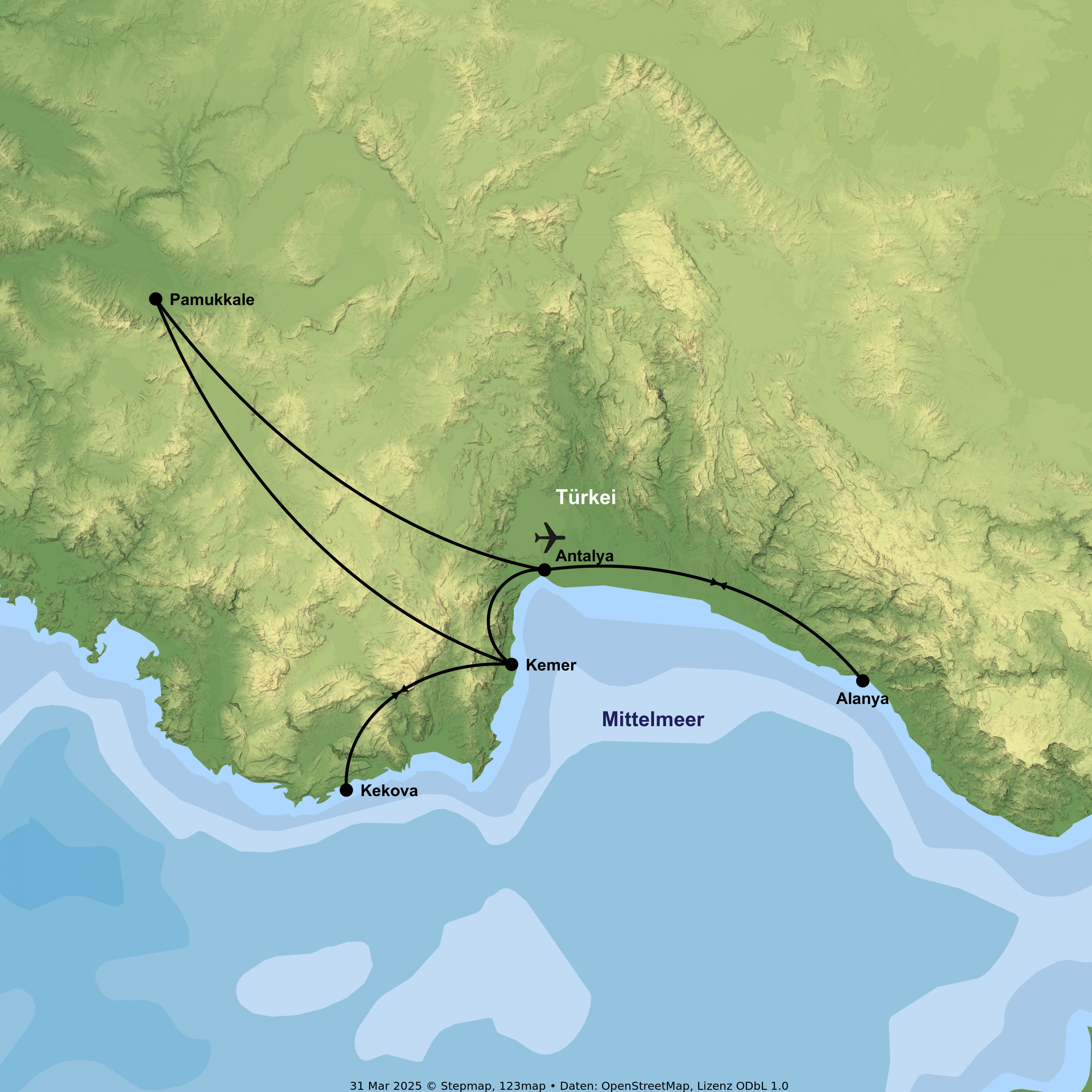 Zwischen Kalkterrassen und Küstenpanorama