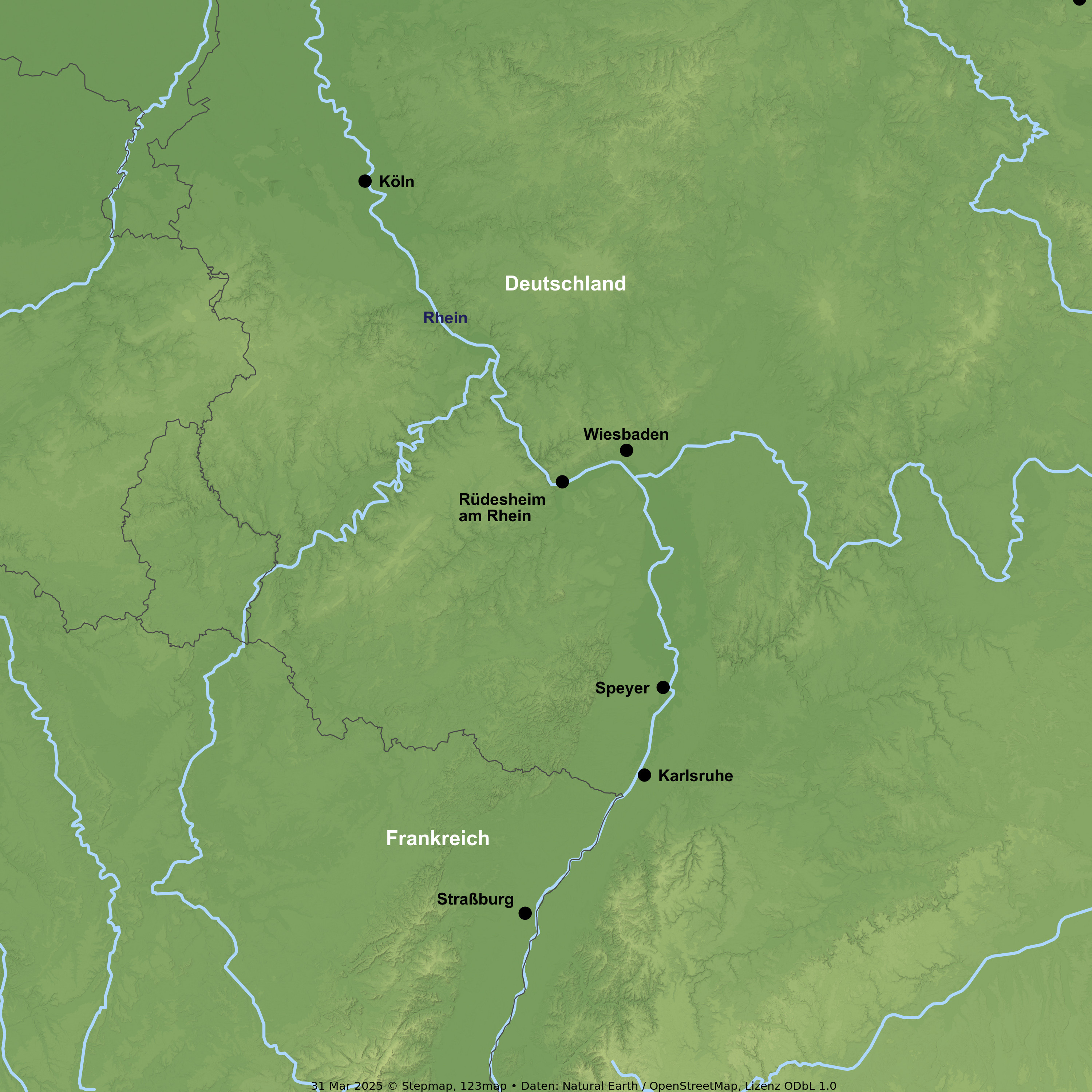 Flusskreuzfahrt mit DCS Amethyst 2 ab/an Köln
