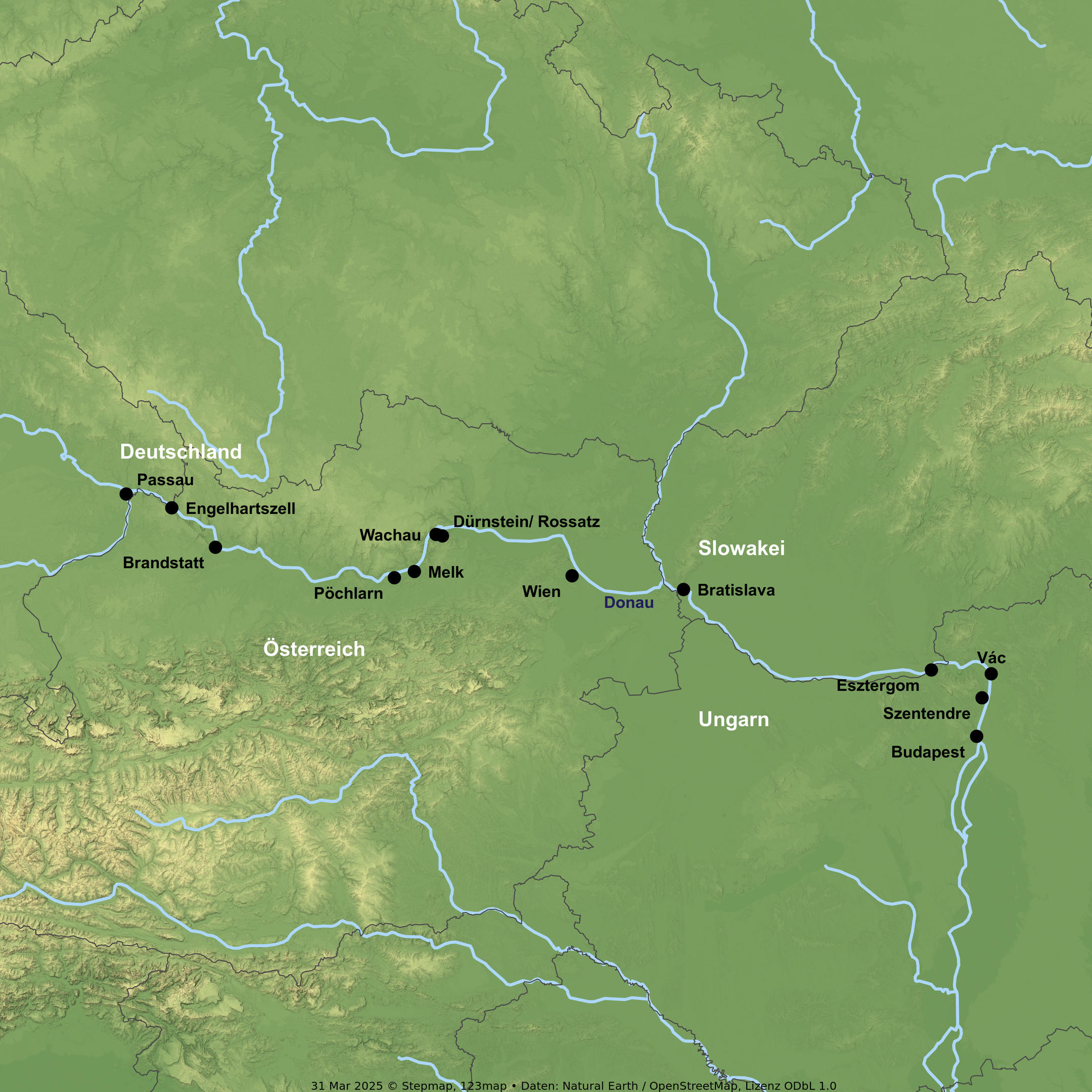 Rad & Schiff Flusskreuzfahrt mit MS SE-MANON ab/an Passau mit Budapest