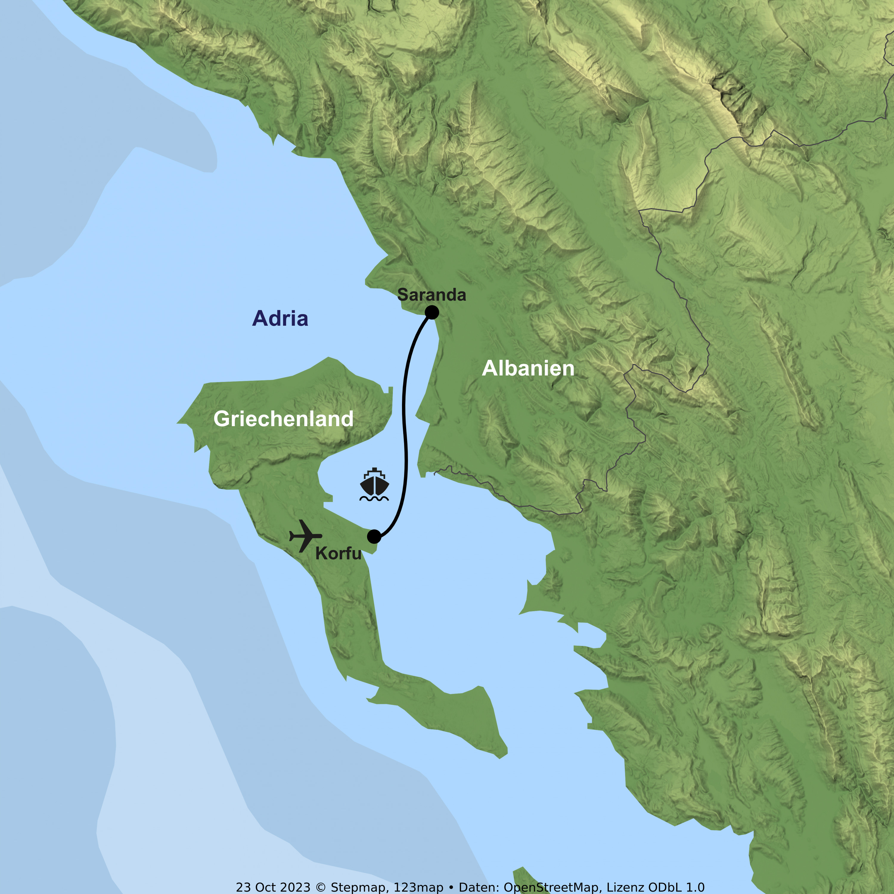 Badeurlaub im Hotel Nertili in Saranda