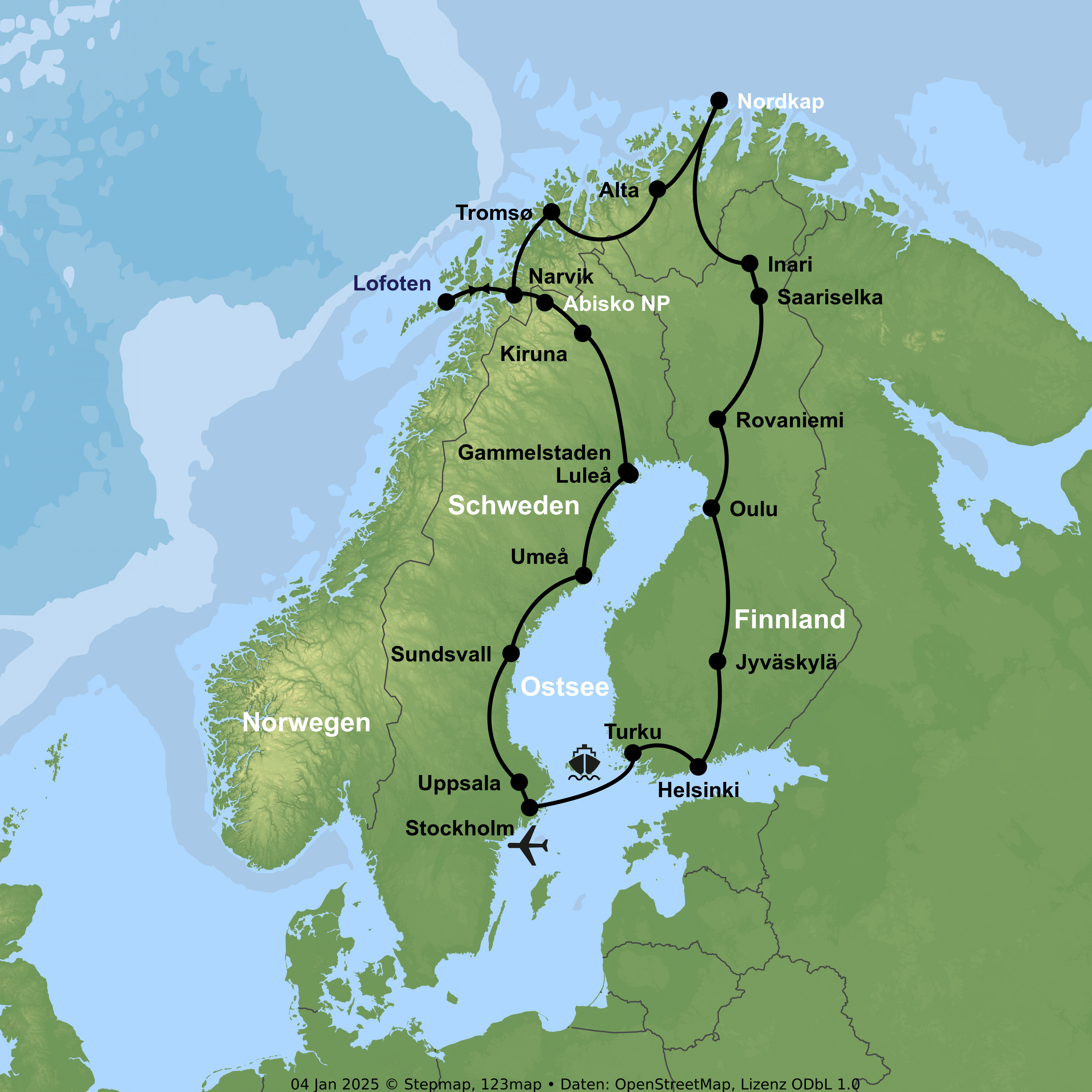 Mitternachtssonne, Fjorde und Geschichten des Nordens