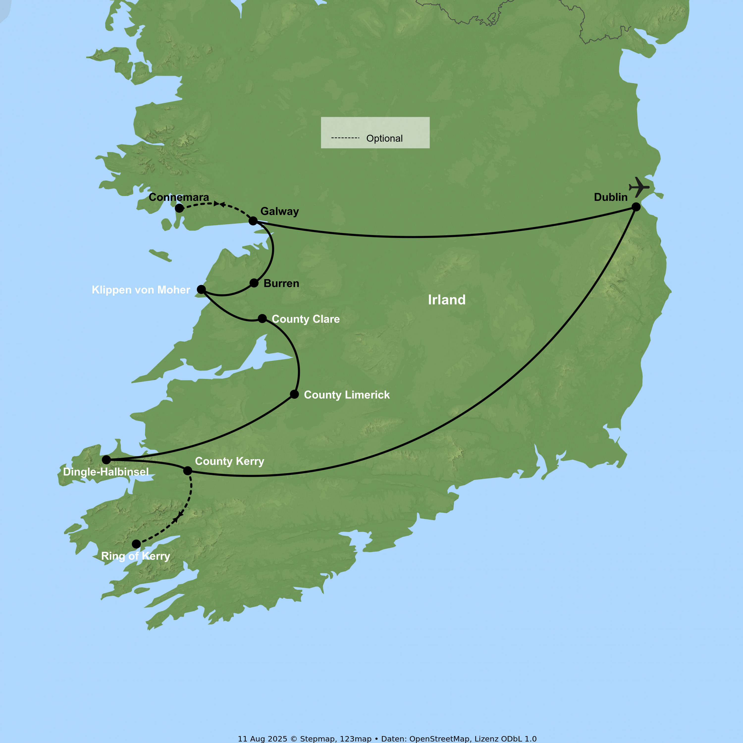 Lebhafte Straßen, schroffe Klippen & hübsche Dörfer