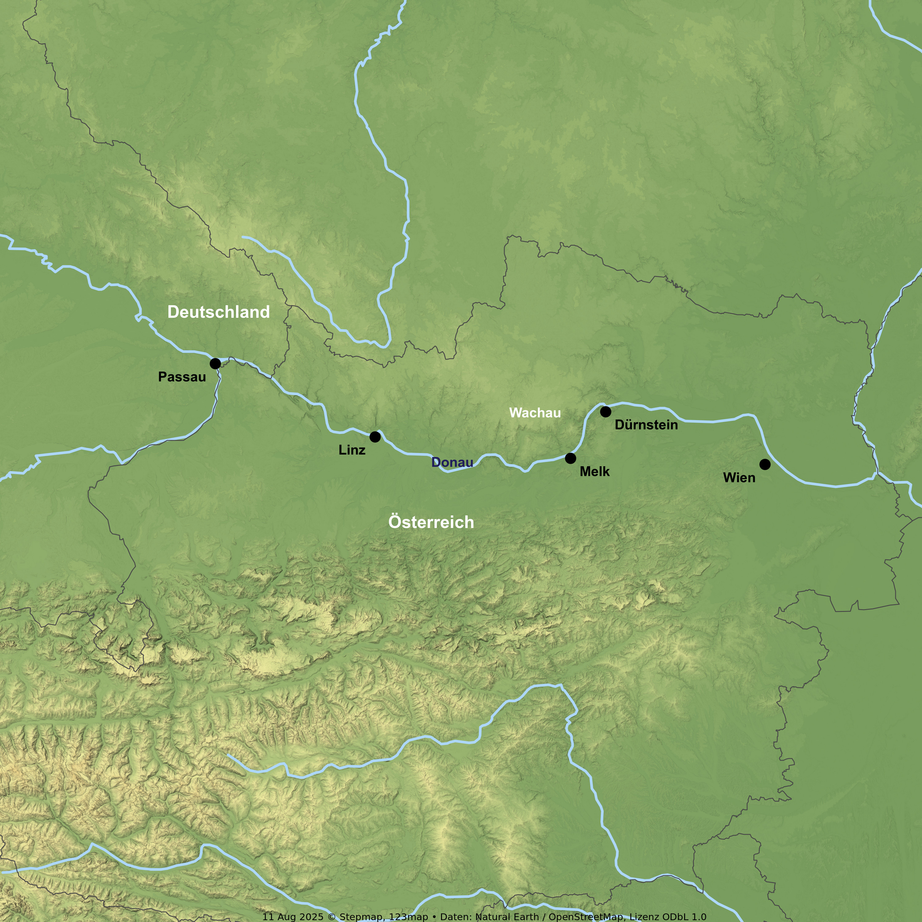 Flusskreuzfahrt mit A-ROSA MIA/RIVA ab/an Passau