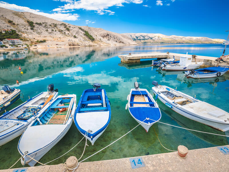 Rundreisen Kroatien: Blaue Reise per Rad & Motorsegler ab/an Rijeka 7 Nächte Motorsegler/-yacht mit Halbpension Inkl. 7 geführte Radtouren