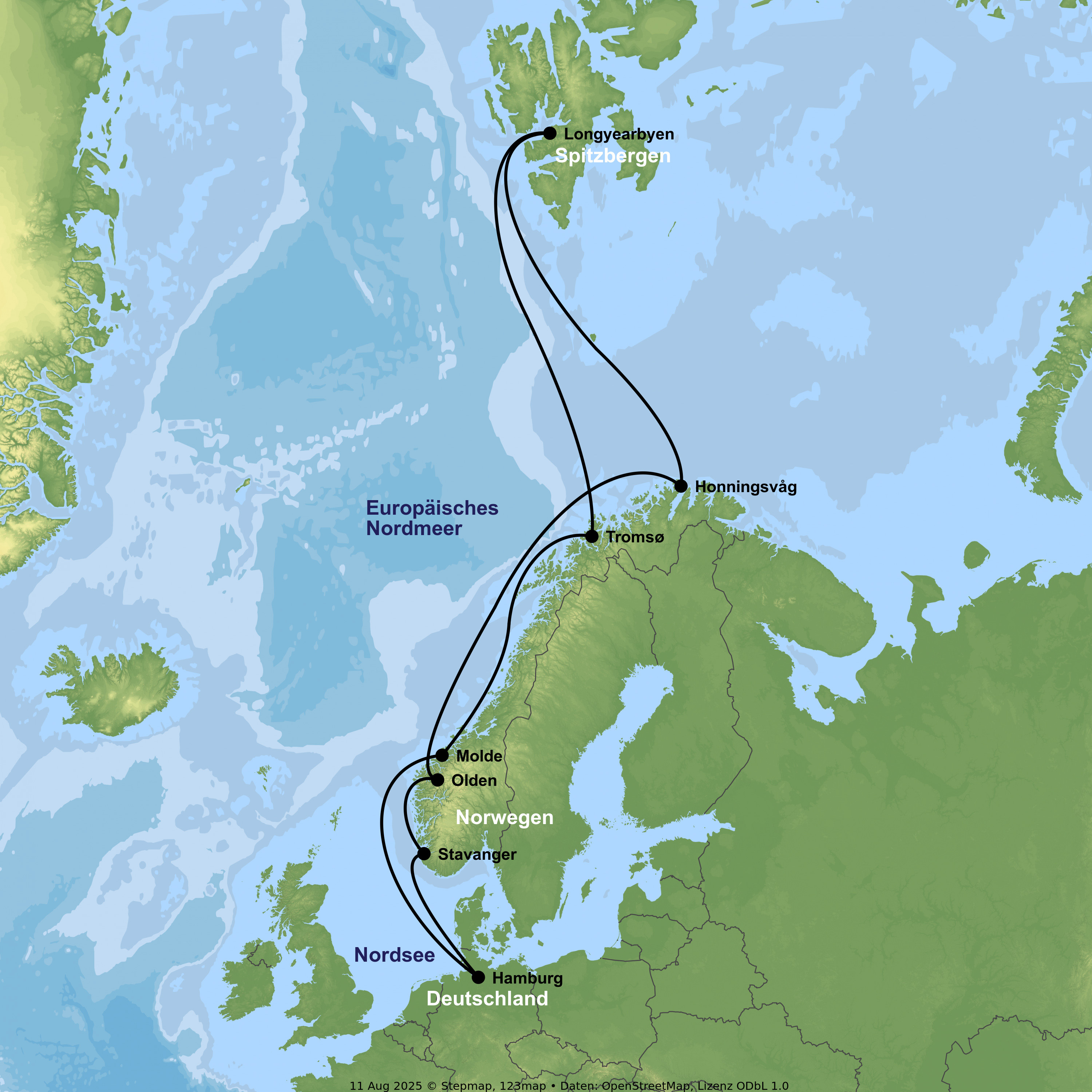 Kreuzfahrt mit MSC Preziosa ab/an Hamburg