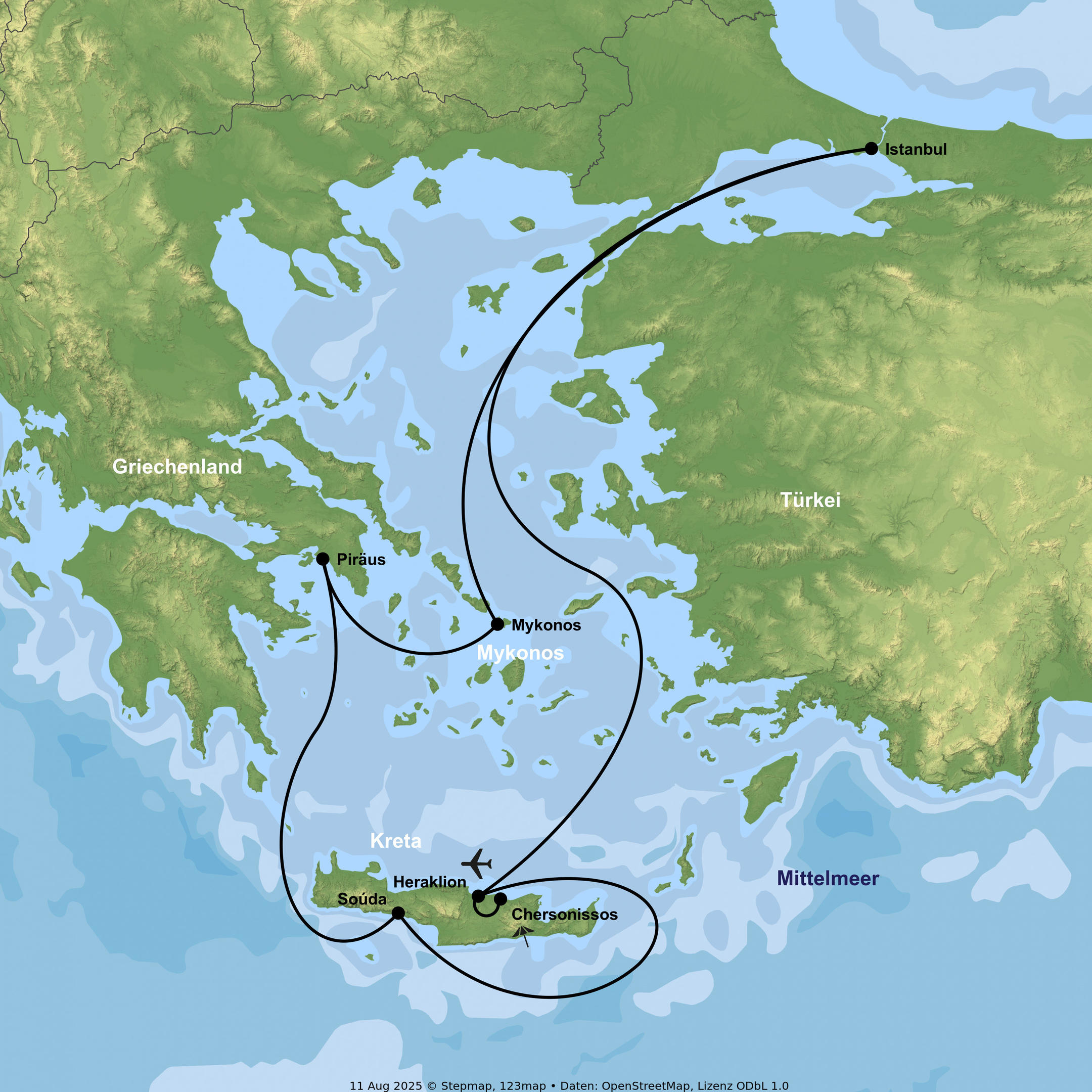 Kreuzfahrt mit Mein Schiff 5 ab/an Heraklion inkl. Badeaufenthalt auf Kreta