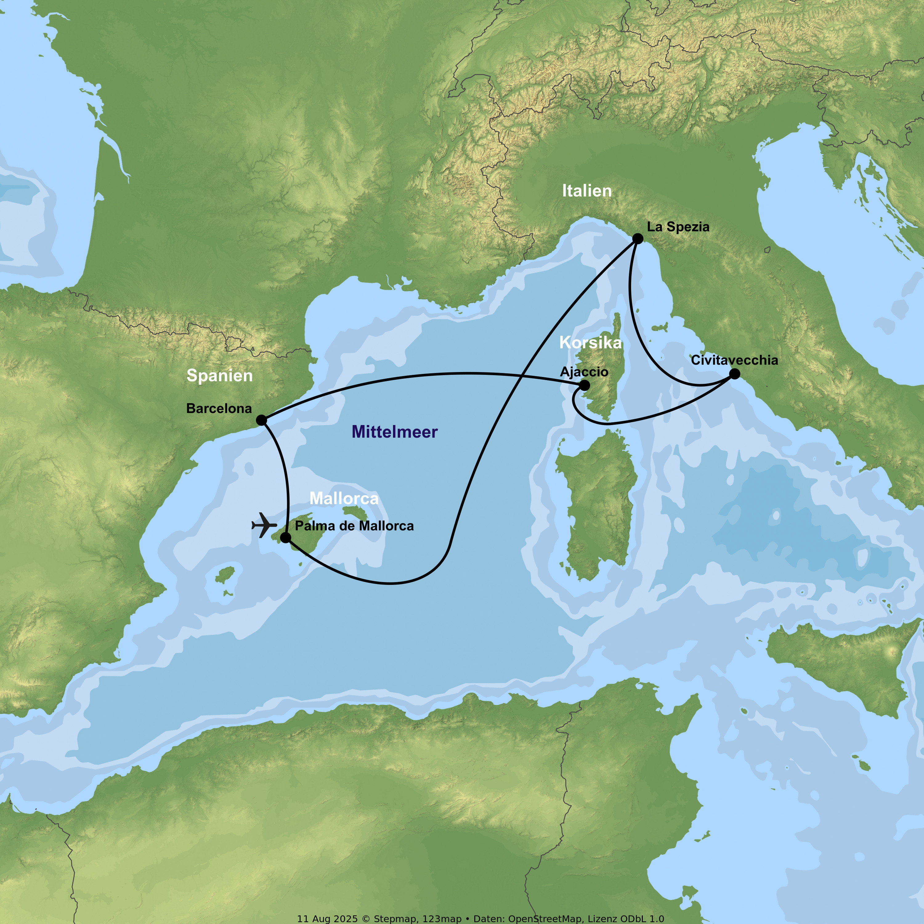 Kreuzfahrt mit AIDAcosma ab/an Palma de Mallorca inkl. 4 oder 7 Nächte Badeaufenthalt auf Mallorca