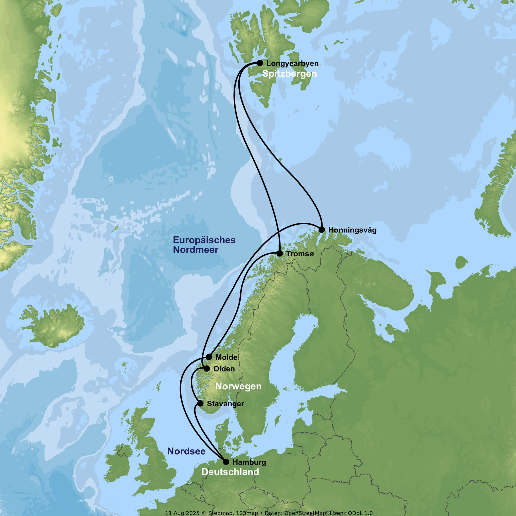 Kreuzfahrt mit MSC Preziosa ab/an Hamburg