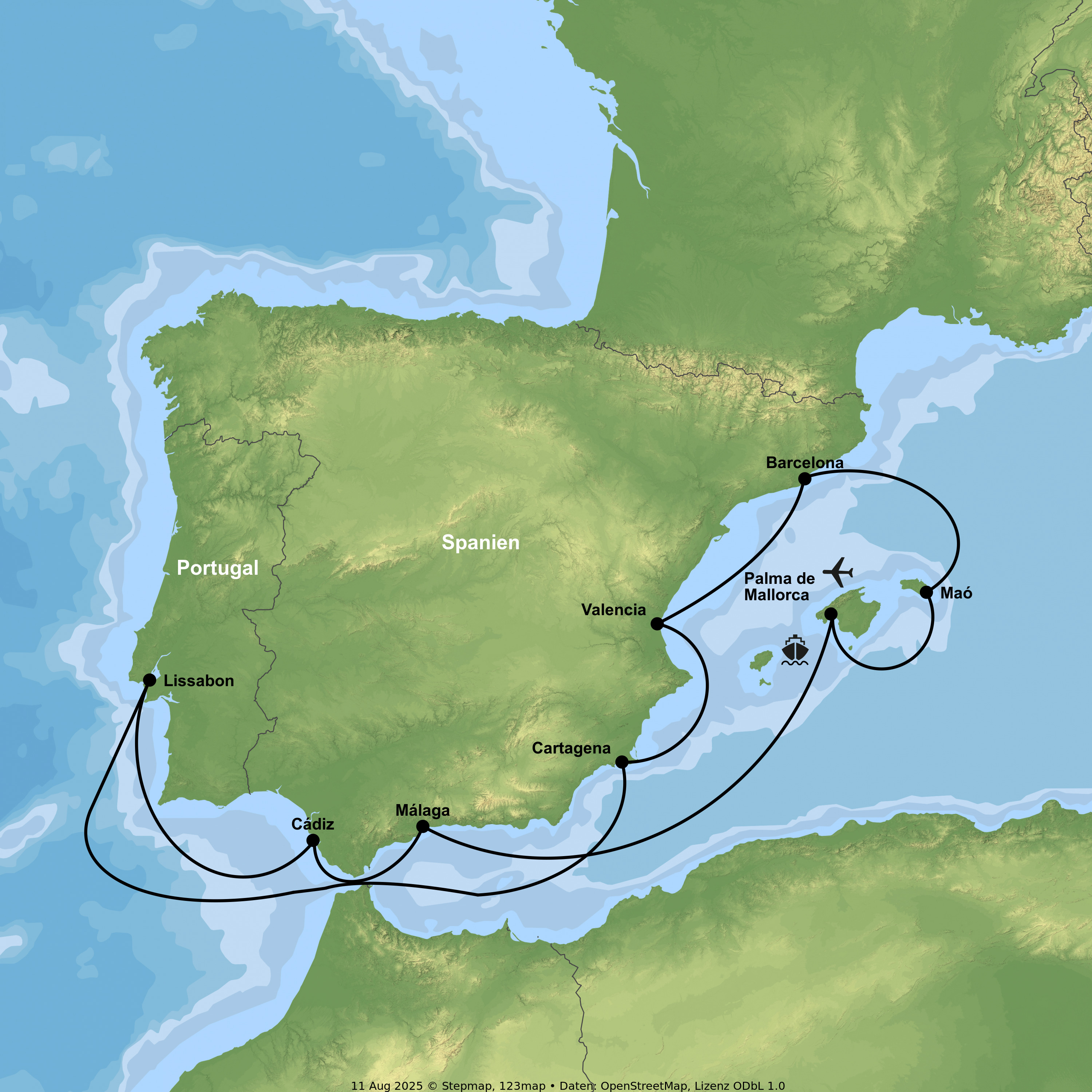 Kreuzfahrt mit AIDAstella ab/an Palma de Mallorca mit 2 Vorübernachtungen auf Mallorca