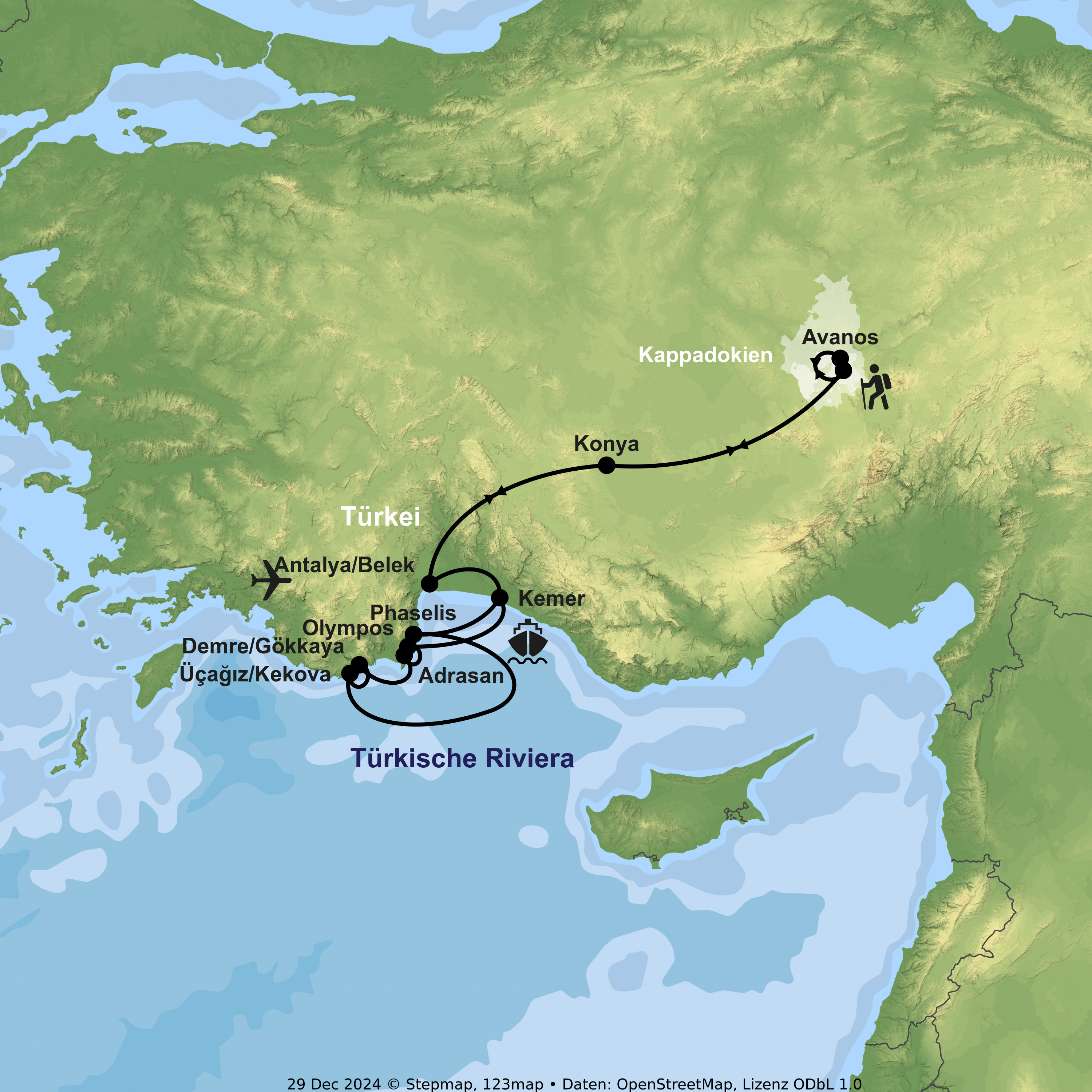 Zwischen Feenkaminen und türkisblauen Buchten