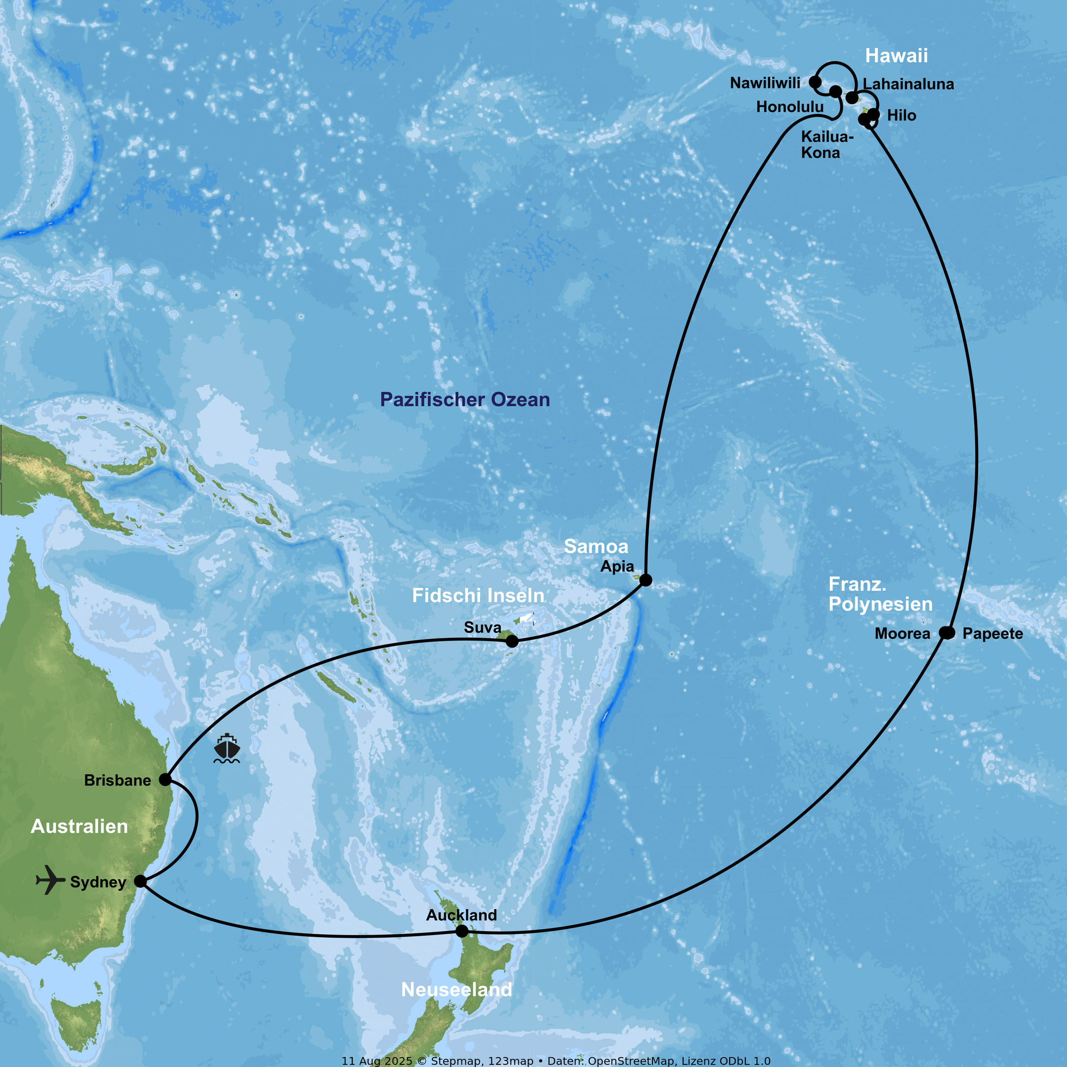 Kreuzfahrt mit der Crown Princess ab/an Sydney inkl. Vorprogramm in Sydney