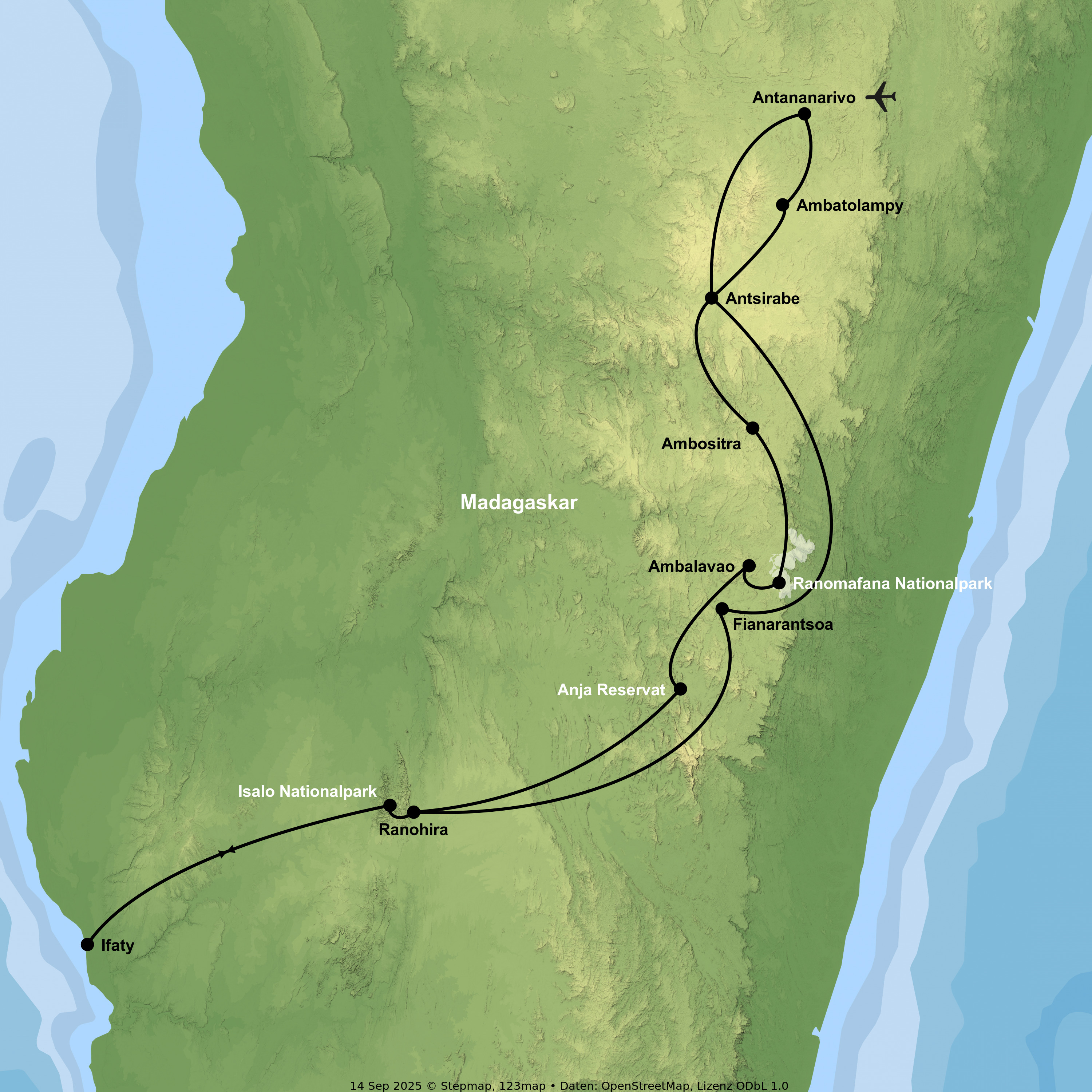 Insel der Lemuren und Regenwälder