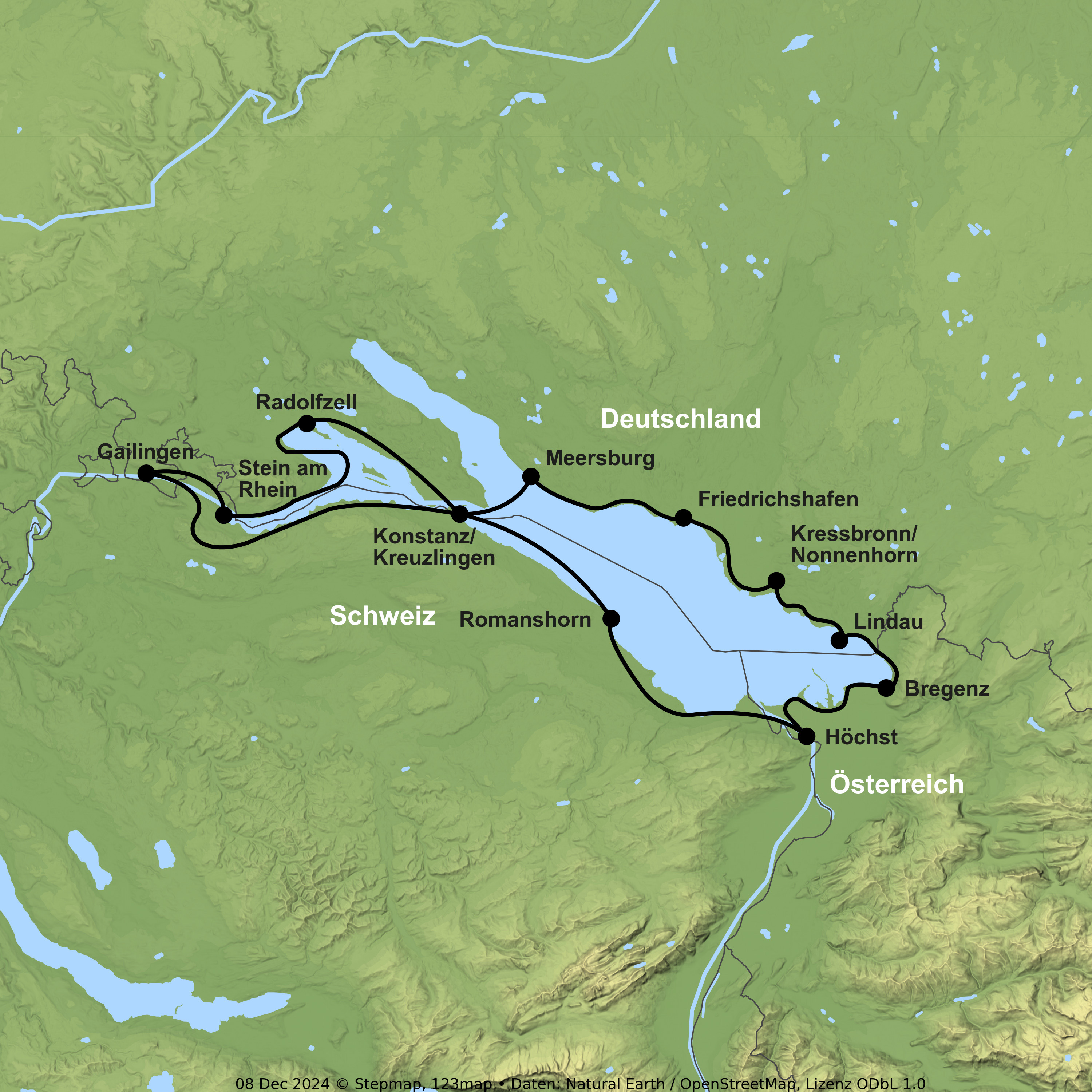 Radreise ab/bis Konstanz