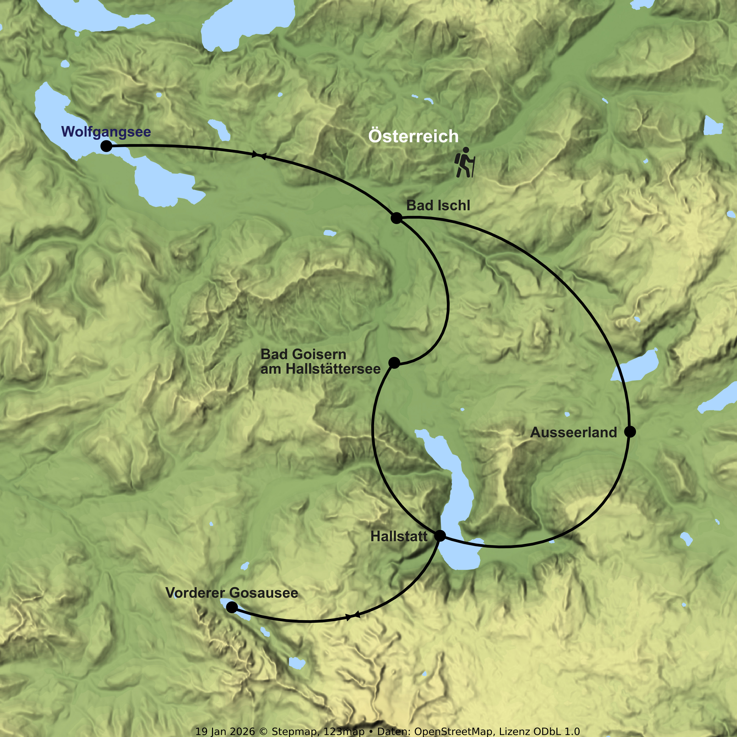 Wanderreise Salzburger Seen ab/an Wolfgangsee