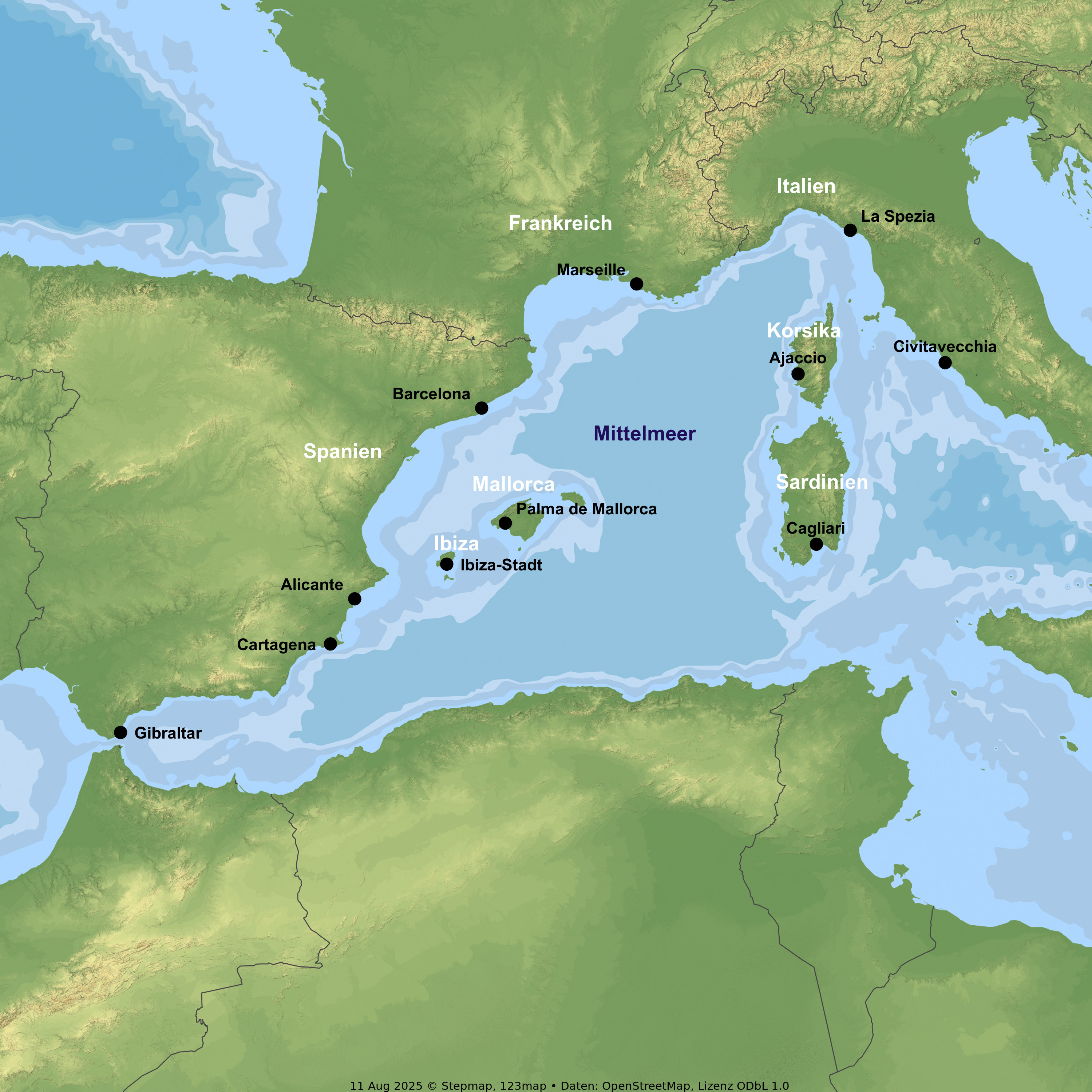 Kreuzfahrt mit AIDAcosma ab/an Palma de Mallorca inkl. 4 Nächte Baden auf Mallorca